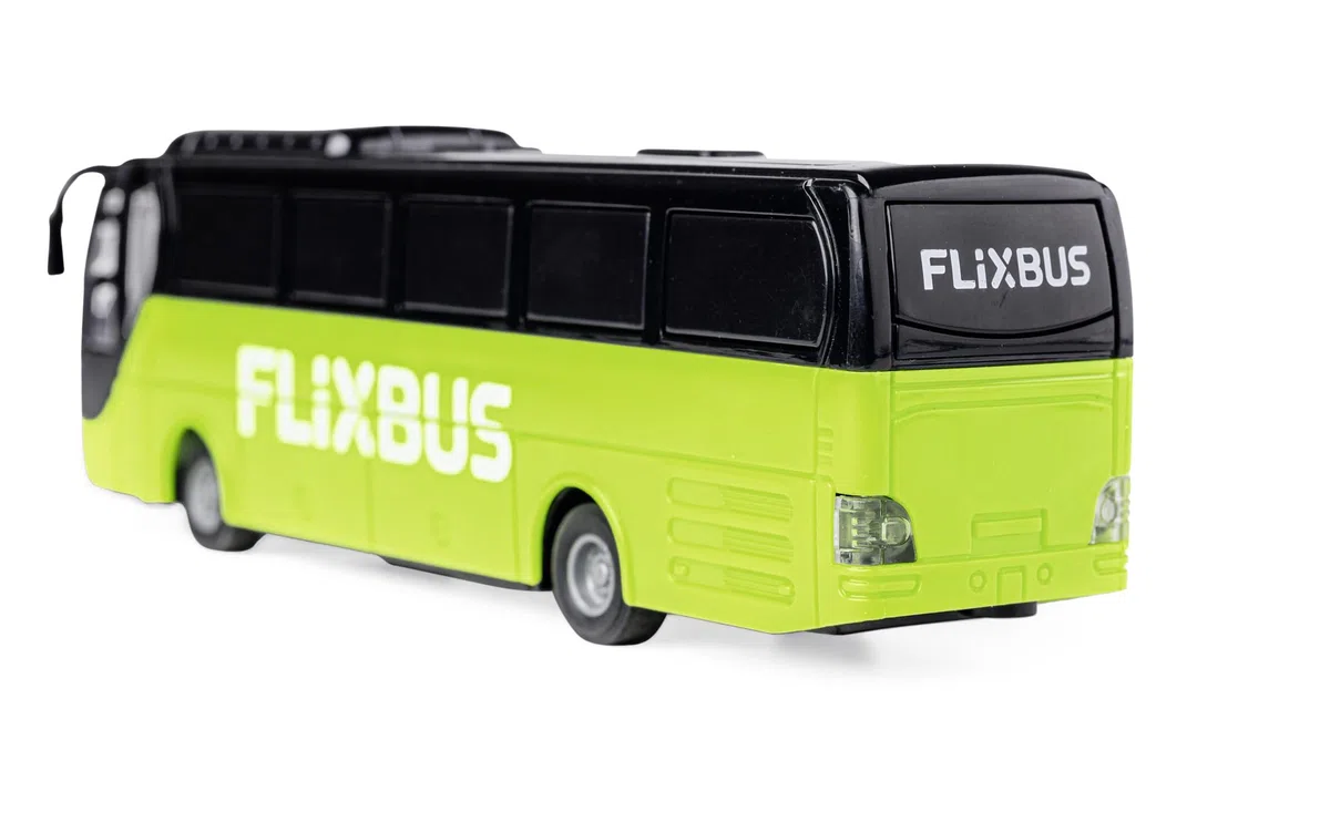 Carson 1:64 Flixbus 2,4 GHz 100% RTR - 100% prêt à Rouler, Bus Jouet, Voiture Jouet, Voiture télécommandée, pour Enfants à partir de 3 Ans, autonomie env. 80 Min, Bus RC, télécommandé