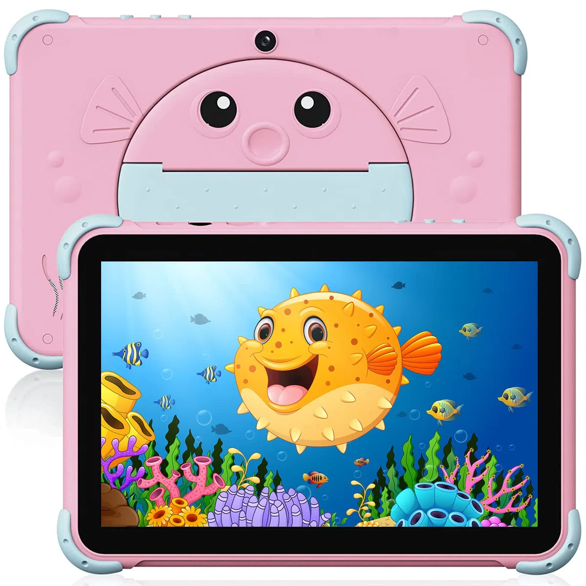 ascrecem Tablette Enfants KIDS707A-708 (Or Rose)