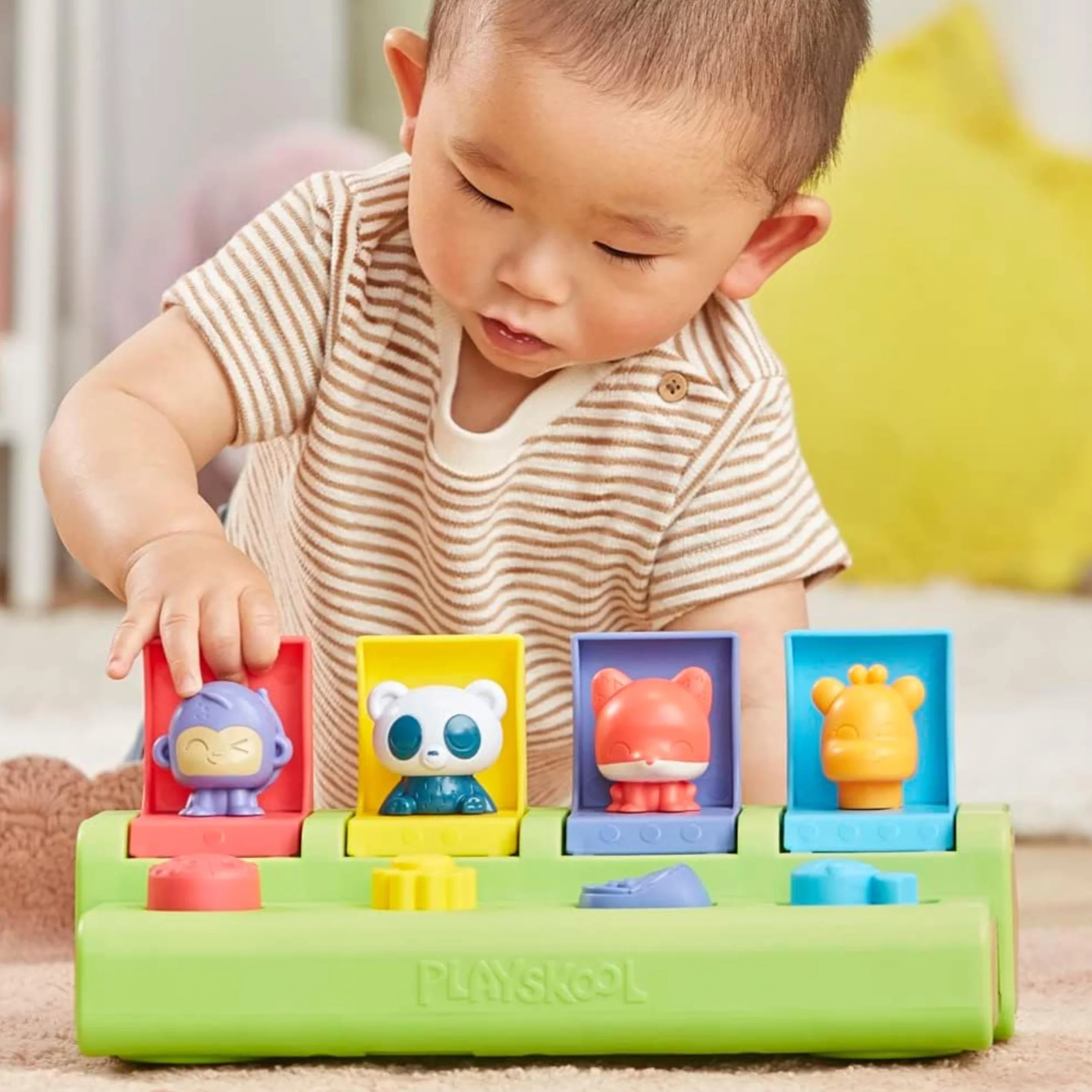 Playskool Les Animaux sauteurs, Jouet Coucou pour bébés et Jeunes Enfants, à partir de 9 Mois, (Exclusivité Amazon)
