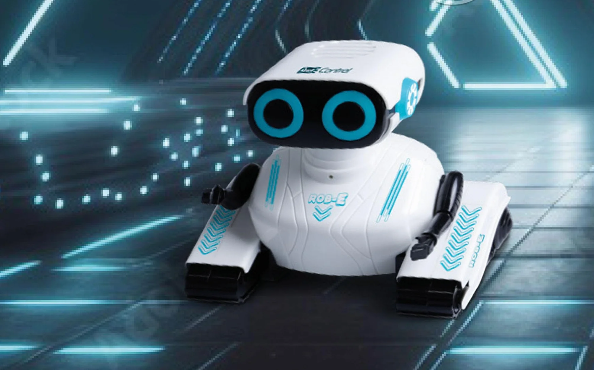 Revell Control 24702 Robot RC Rob-E Fonctions programmables I Lumières LED et Sons I avec contrôle Infrarouge précis I 37 cm de Long