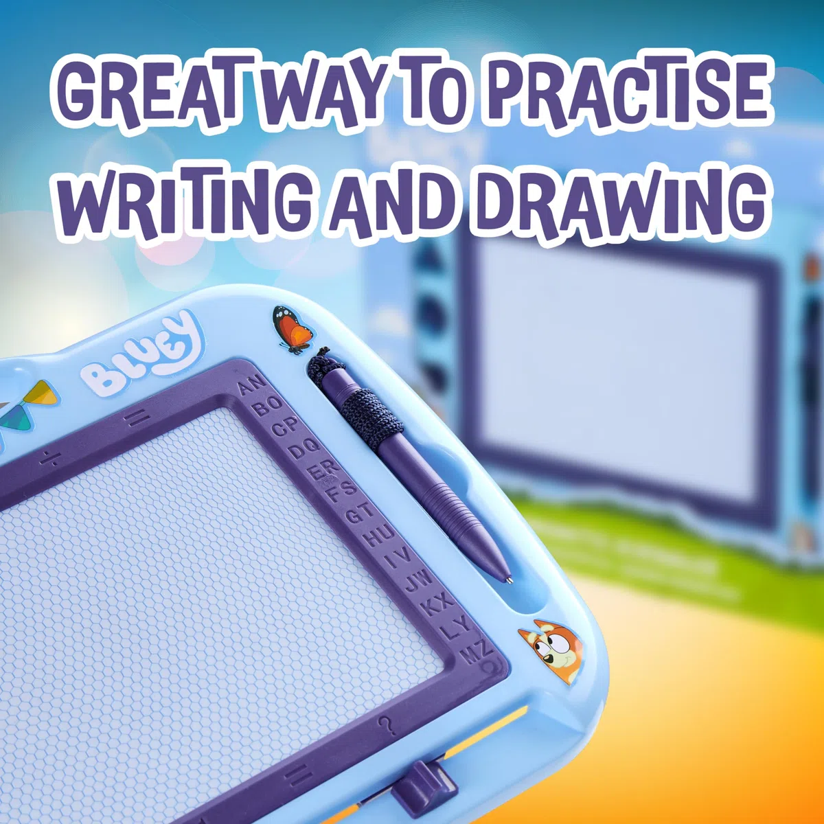 BlueY Ardoise Magique Enfant Ardoise Magnetique pour Dessin et Ecriture avec Stylet et Tampons Jouet Garcon Fille 3 Ans