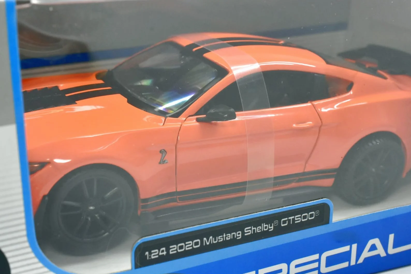 Maisto May Cheong GROUP-MAISTO-1/24 Ford Mustang Shelby GT500 2020-Verte-Véhicule pour Enfant dès 3 ans-M31532, Modèles/Couleurs assortis