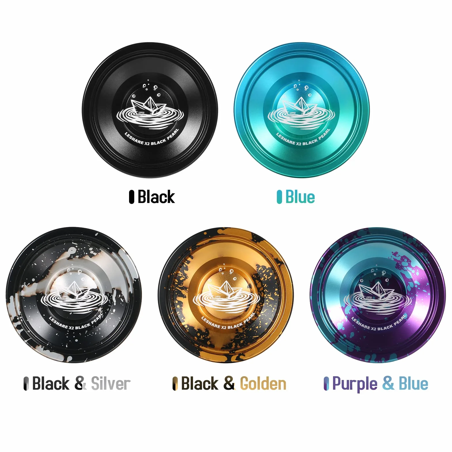 Yo-Yo Boule en Aluminium - Cadeau Compétitif avec Cordes pour Roulements Et