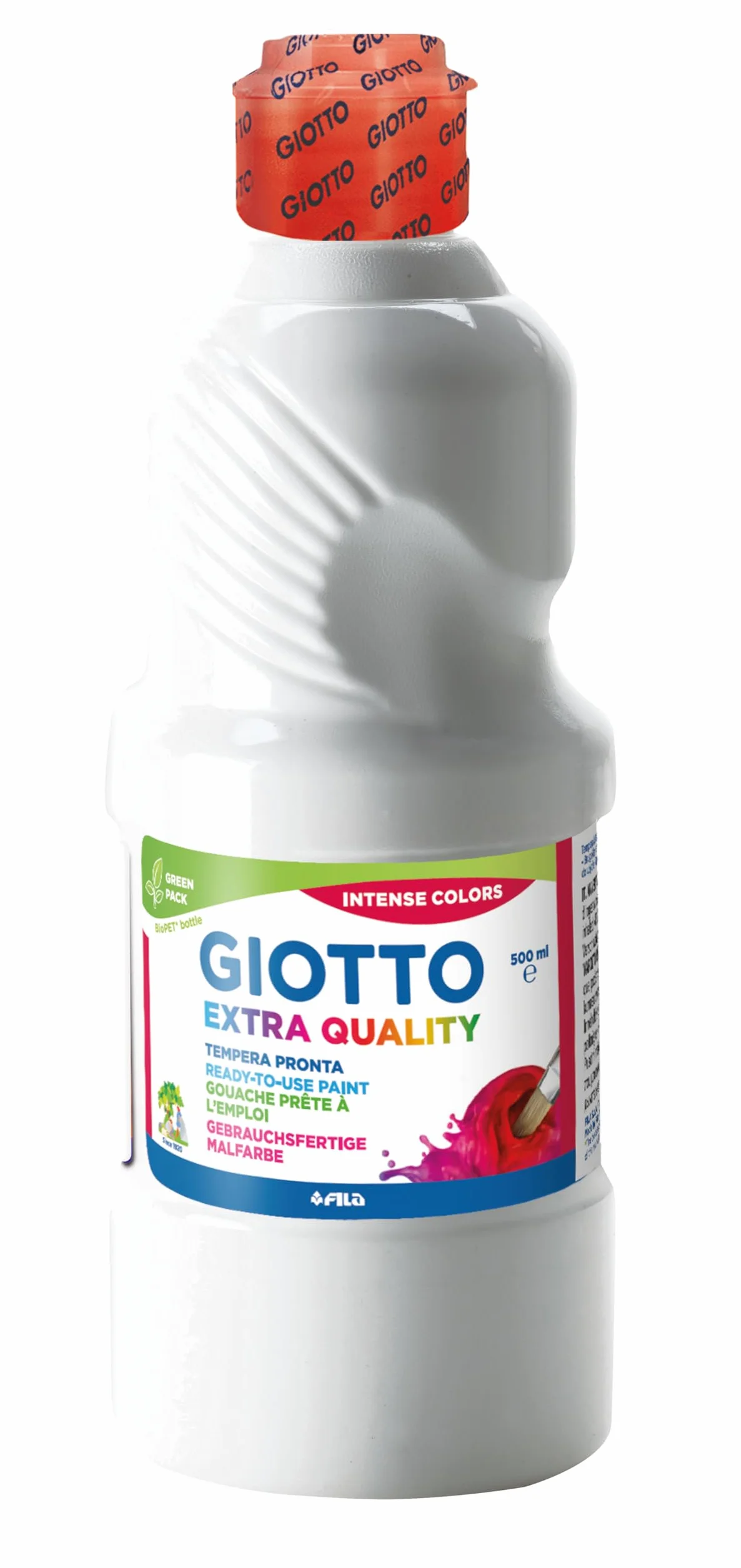 Giotto 533200 Lot de 6 flacons de Peinture 500 ML