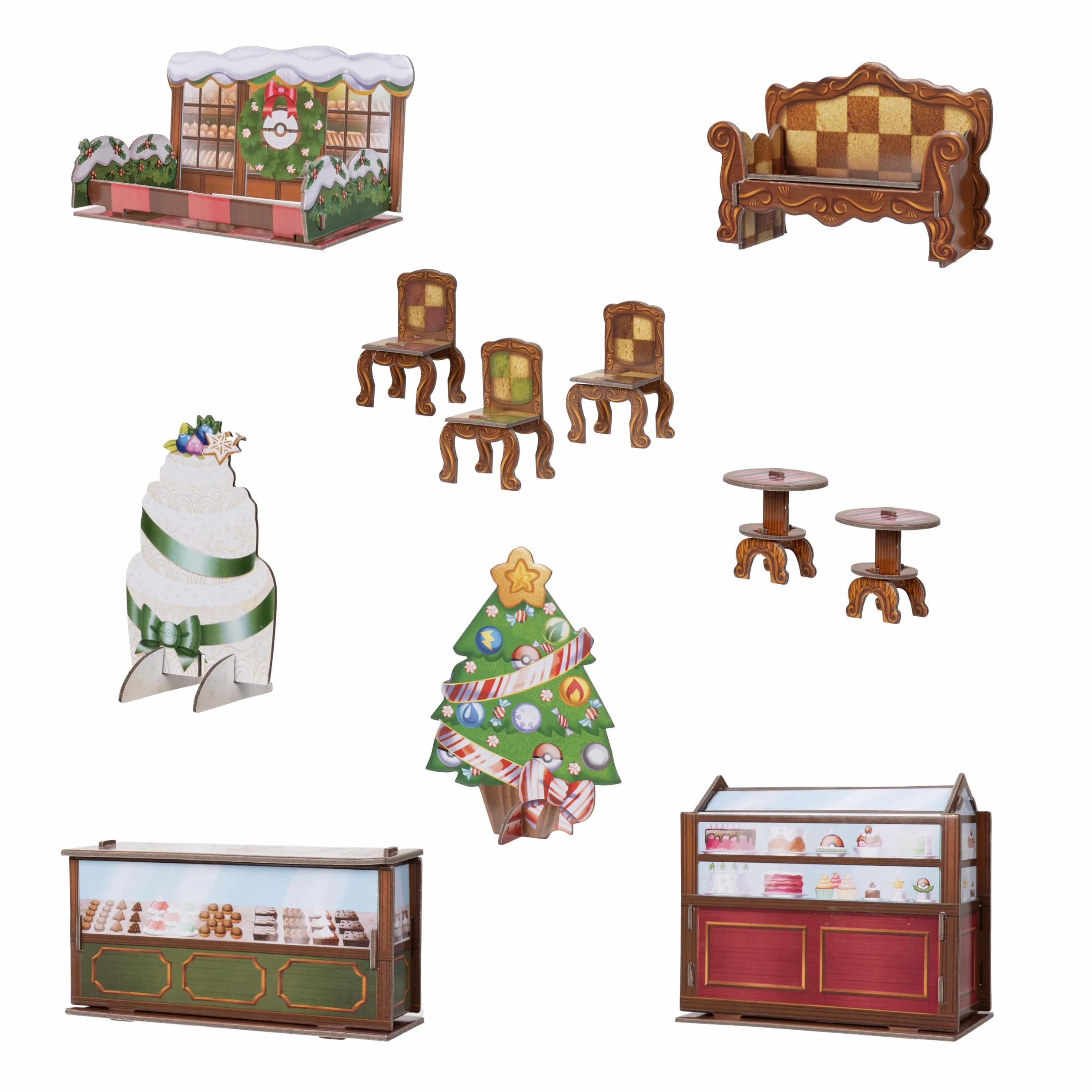Pokémon Calendrier de l'avent Pokémon 2025 – Comprend 16 figurines de combat de 5 cm avec une finition spéciale et 8 accessoires uniques