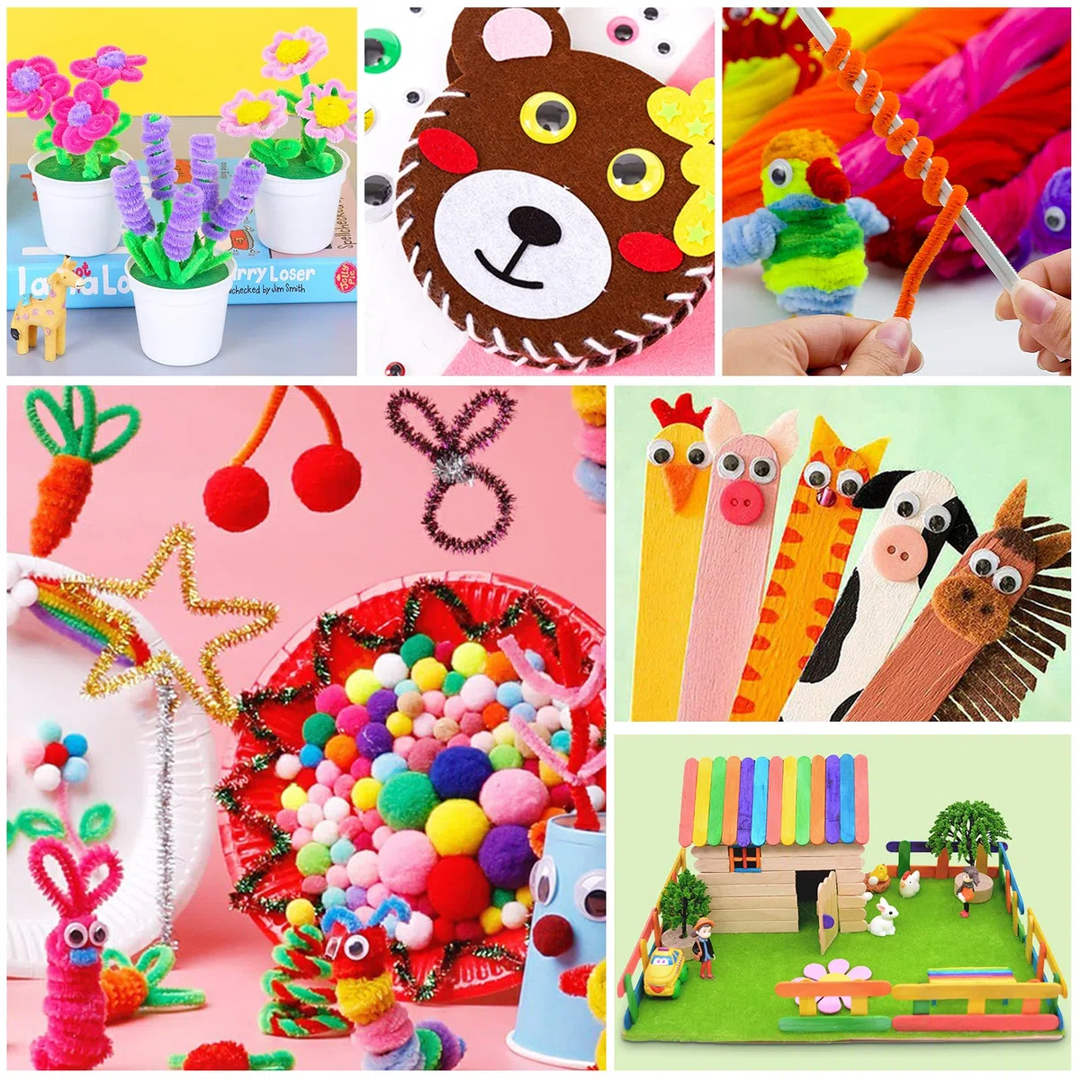 Kit de bricolage pour enfants, 2500 pièces, artisanat, cadeau d'anniversaire