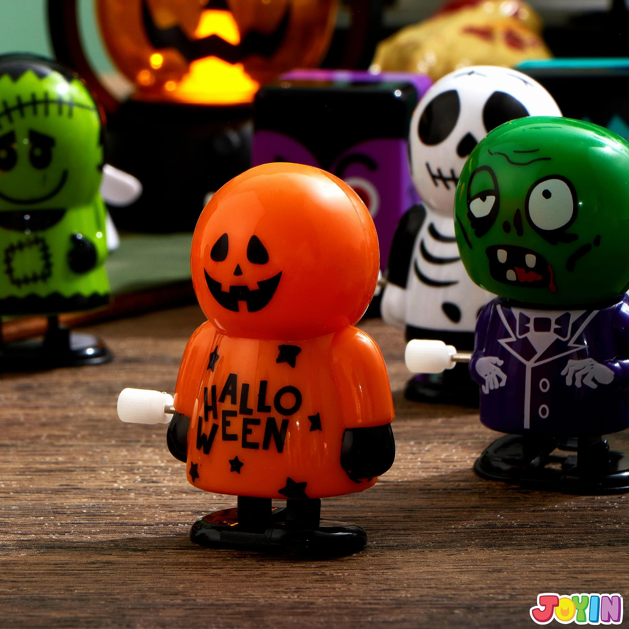 JOYIN Lot de 24 Jouets à remonter pour Halloween - Assortiment de 24 pièces