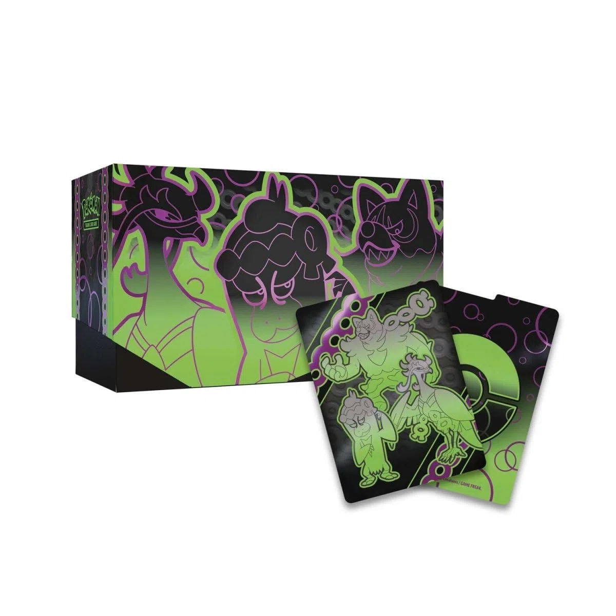 Pokémon: Coffret Dresseur d’élite Écarlate et Violet – Fable Nébuleuse du JCC Pokémon (1 Carte Promo entièrement illustrée, 9 boosters et des Accessoires de Jeu Premium)