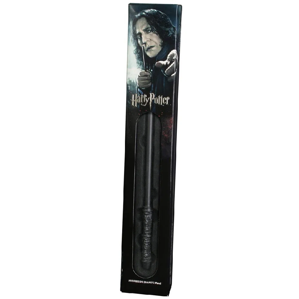 The Noble Collection - Severus Snape Wand in A Standard Windowed Box - 14in (35cm) Wizarding World Wand - Harry Potter Film Set Movie Props Wands Multicolore NN8576