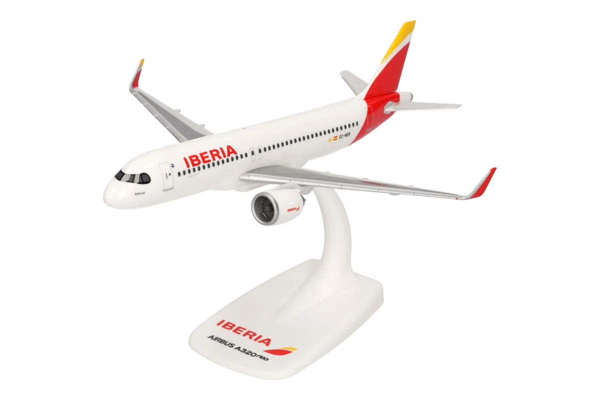 Herpa Iberia Airbus Modèle avec Emballage, Avion 613064, Multicolore