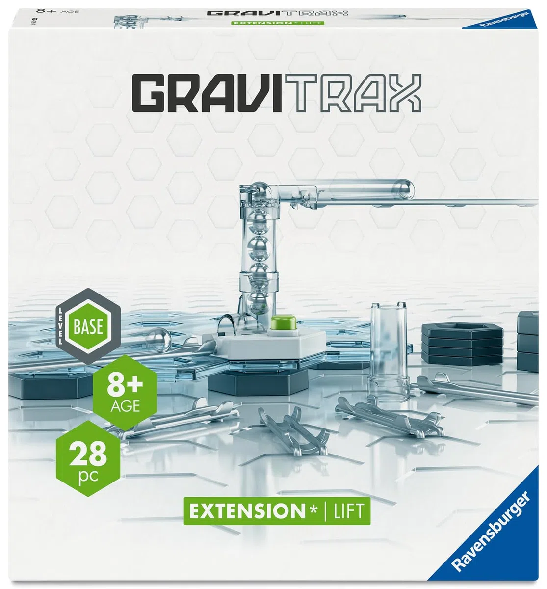 Ravensburger - GraviTrax - Set d'extension Ascenseur 27 pièces - Circuit de Billes - Jeu de Construction créatif - Parcours de Billes à Construire - Dès 8 Ans - Version française - 22419