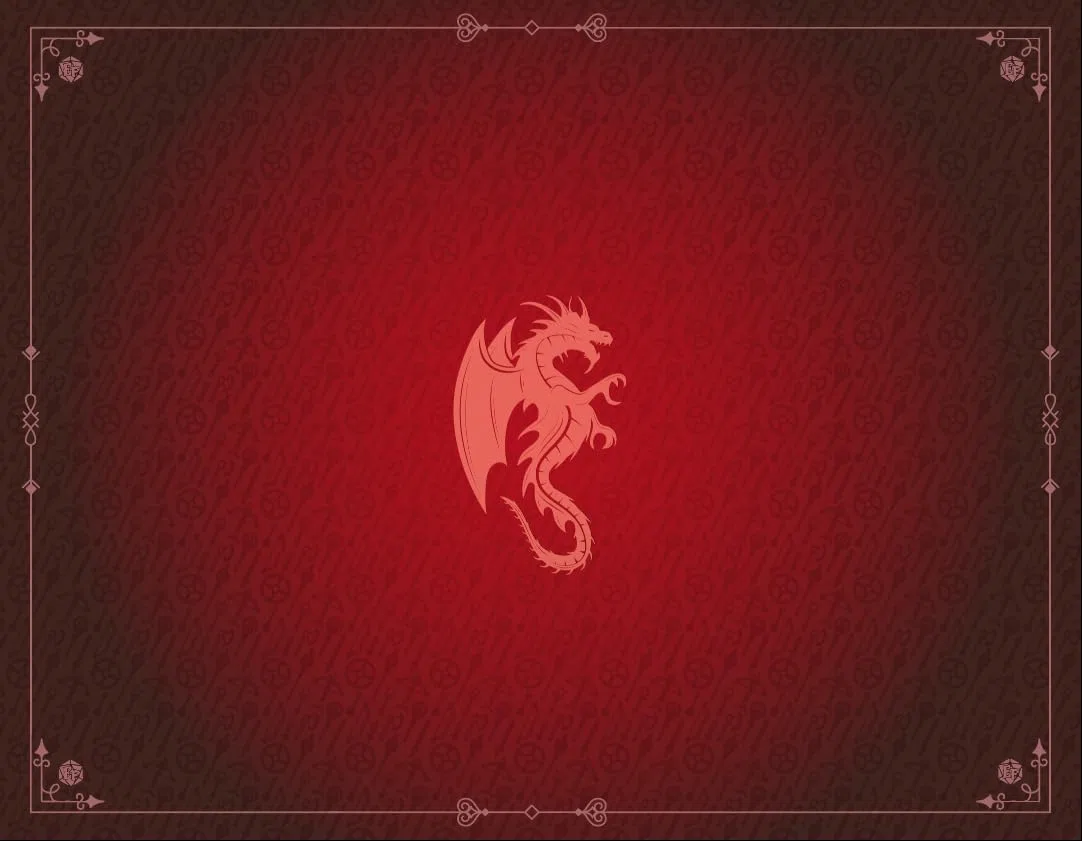 Epic Forge -Tapis de Jeu Neoprene 90 x 70 cm Dragon Rouge Grenat