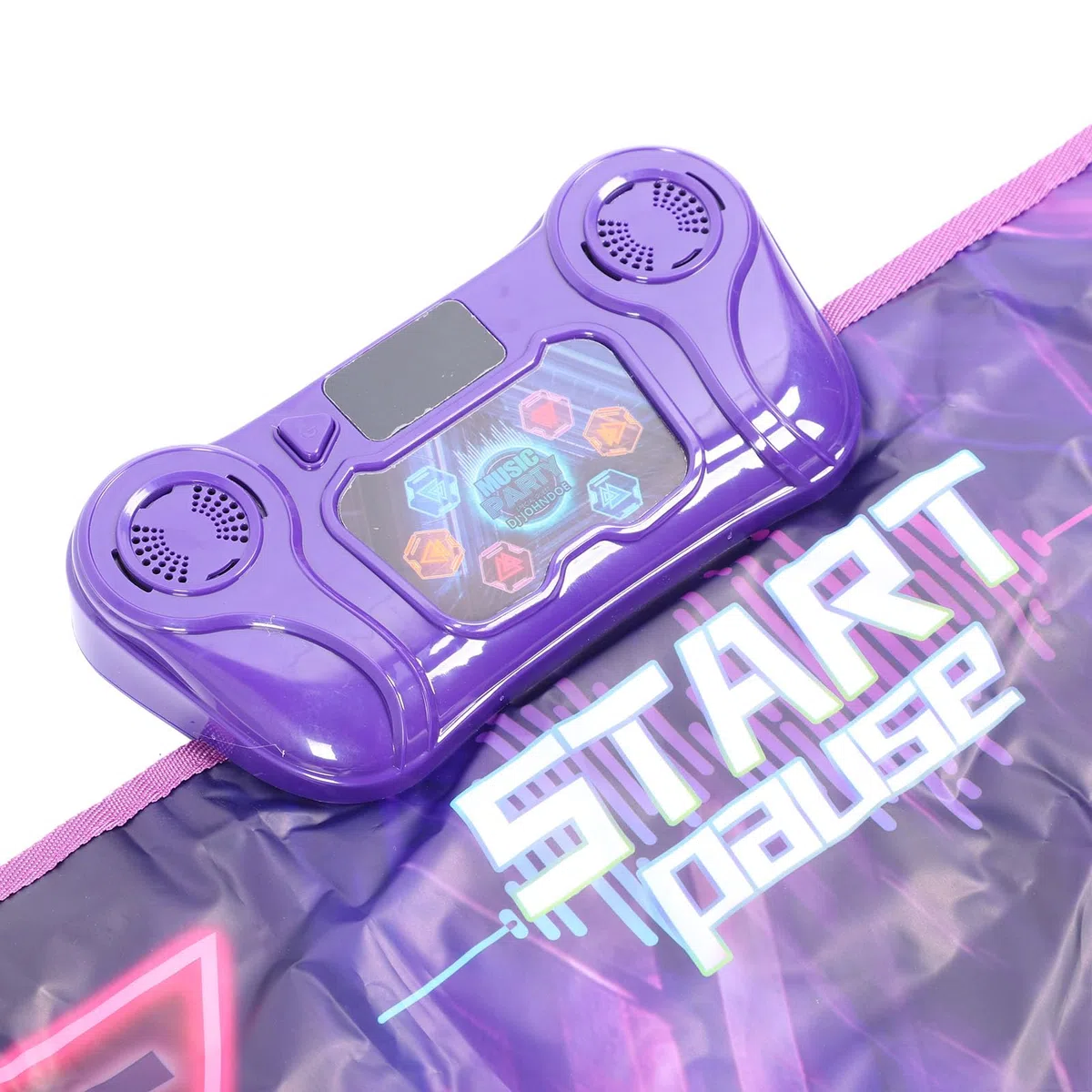 Tapis de Danse Lumineux pour Enfants, Tapis de Danse électronique coloré à 6 Boutons pour Jeu de Amusant, de Bluetooth, Jouet pour Garçon et Fille, Matériau éthényle Portable Antidérapant