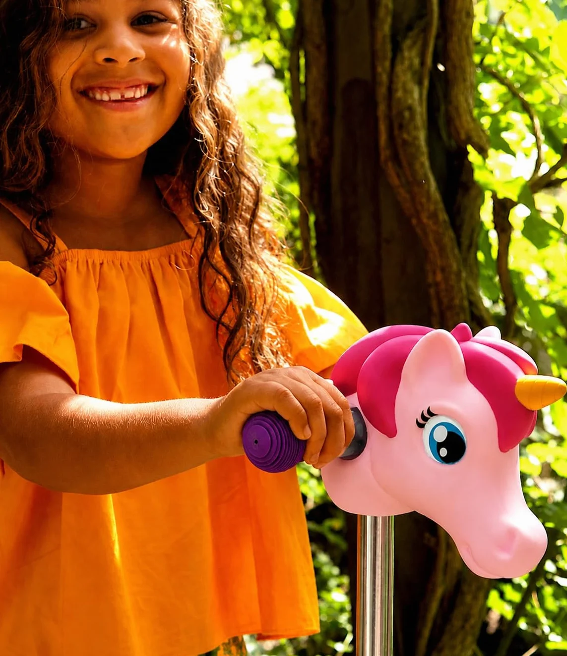 MELY MARMELADE Scootaheadz - Tête de trotinette Licorne Rose Clair