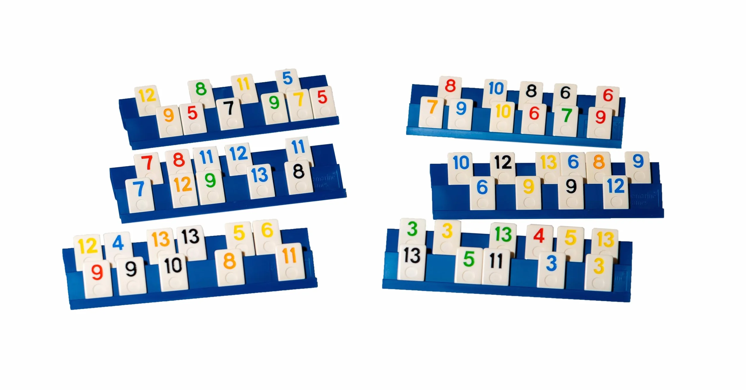 Aquamarine Games – Jeu de société Rummy 6 Joueurs (réf. DO001)