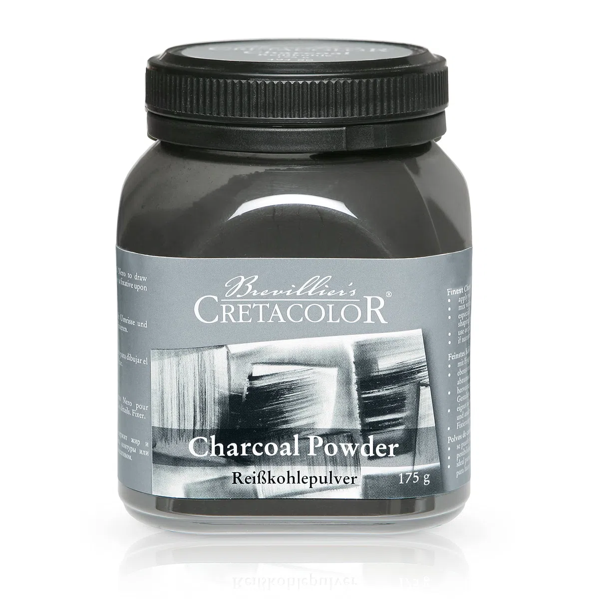 CRETACOLOR Poudre de charbon de bois, 175 g
