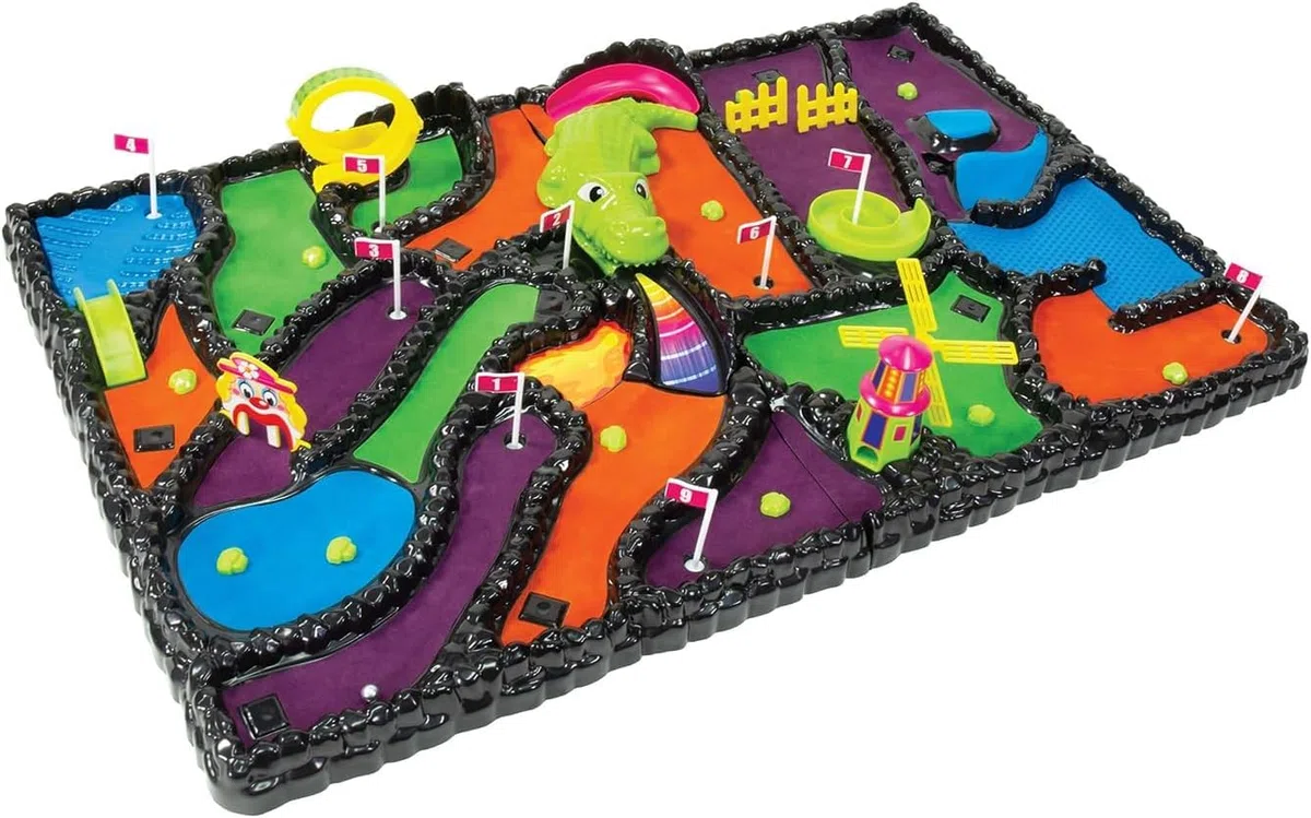 #winning Mini-golf électronique Arcade - Plaisir d'intérieur avec accessoires et clubs