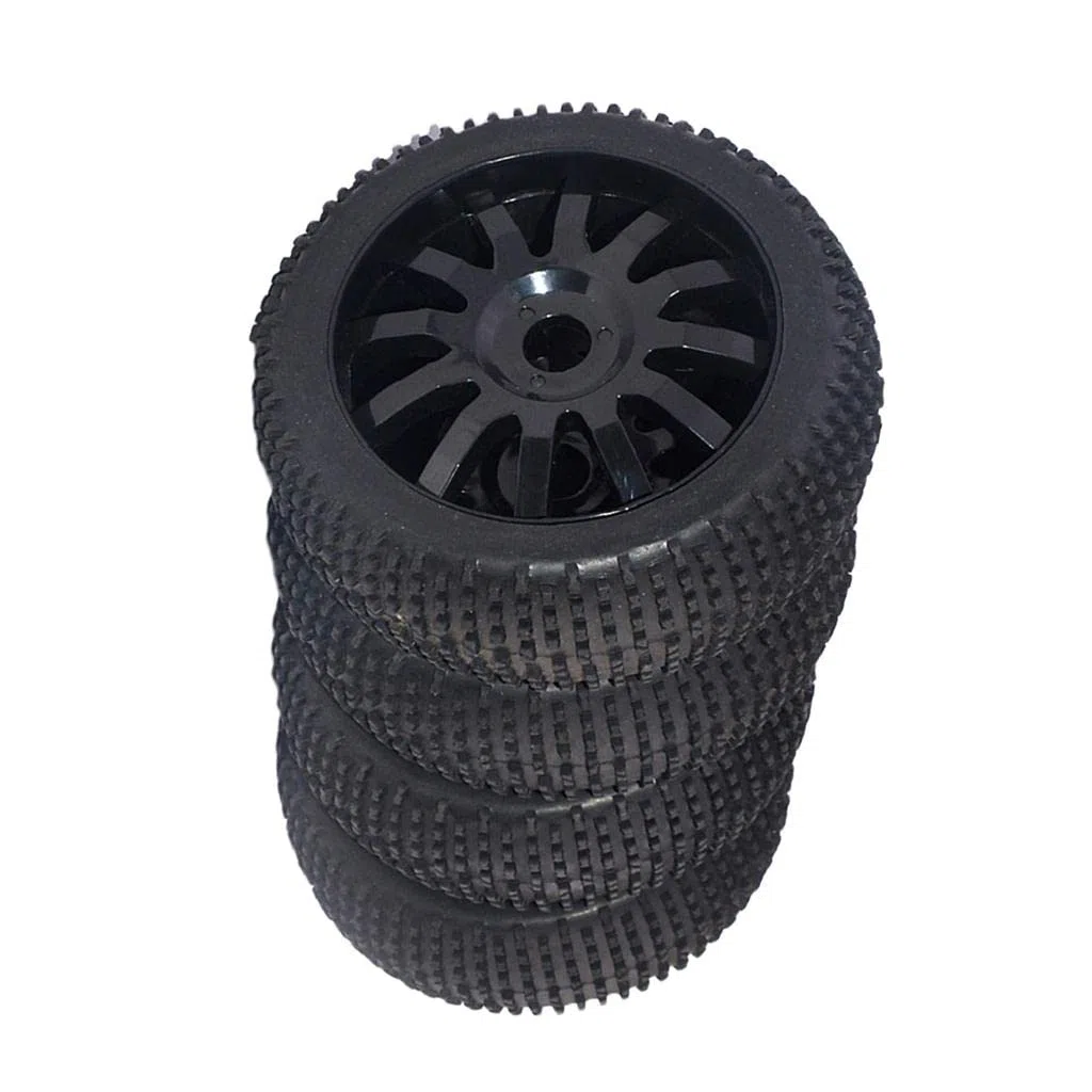 Jantes Et Pneus De Roue De Voiture Hors Route à L'échelle 1/8 pour HSP HPI Racing Car Black