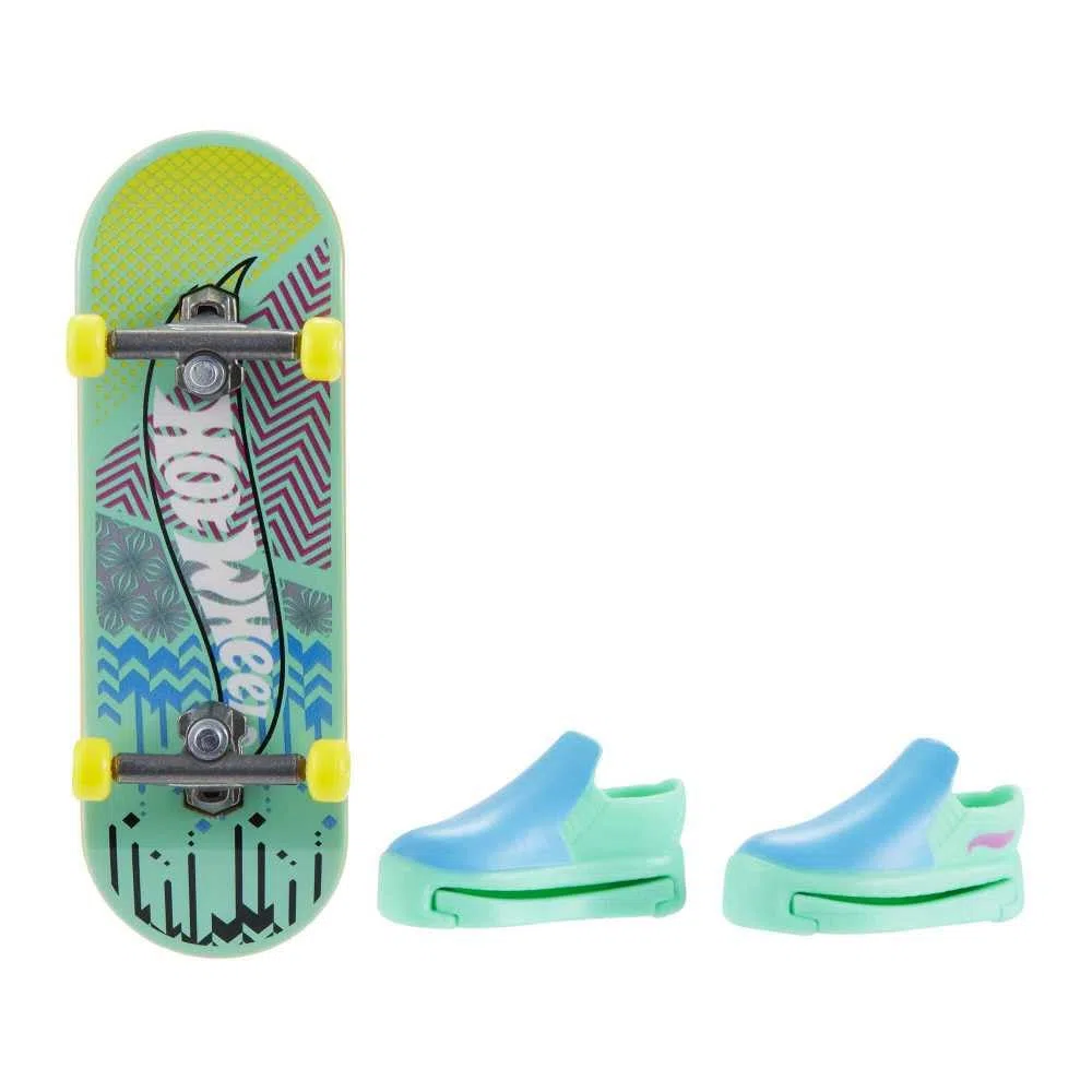 Hot Wheels Mattel HGT54 Mini Skateboard avec Chaussures