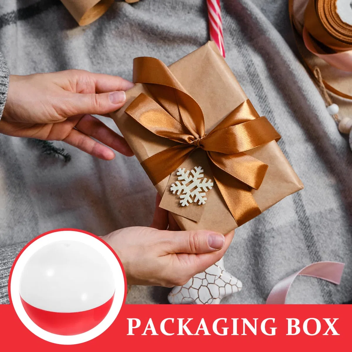 TOYANDONA Lot de 50 capsules vides Boules rotatives en plastique Boîte d'emballage multifonctionnelle pour bonbons pour mariages, fêtes d'anniversaire et créatifs