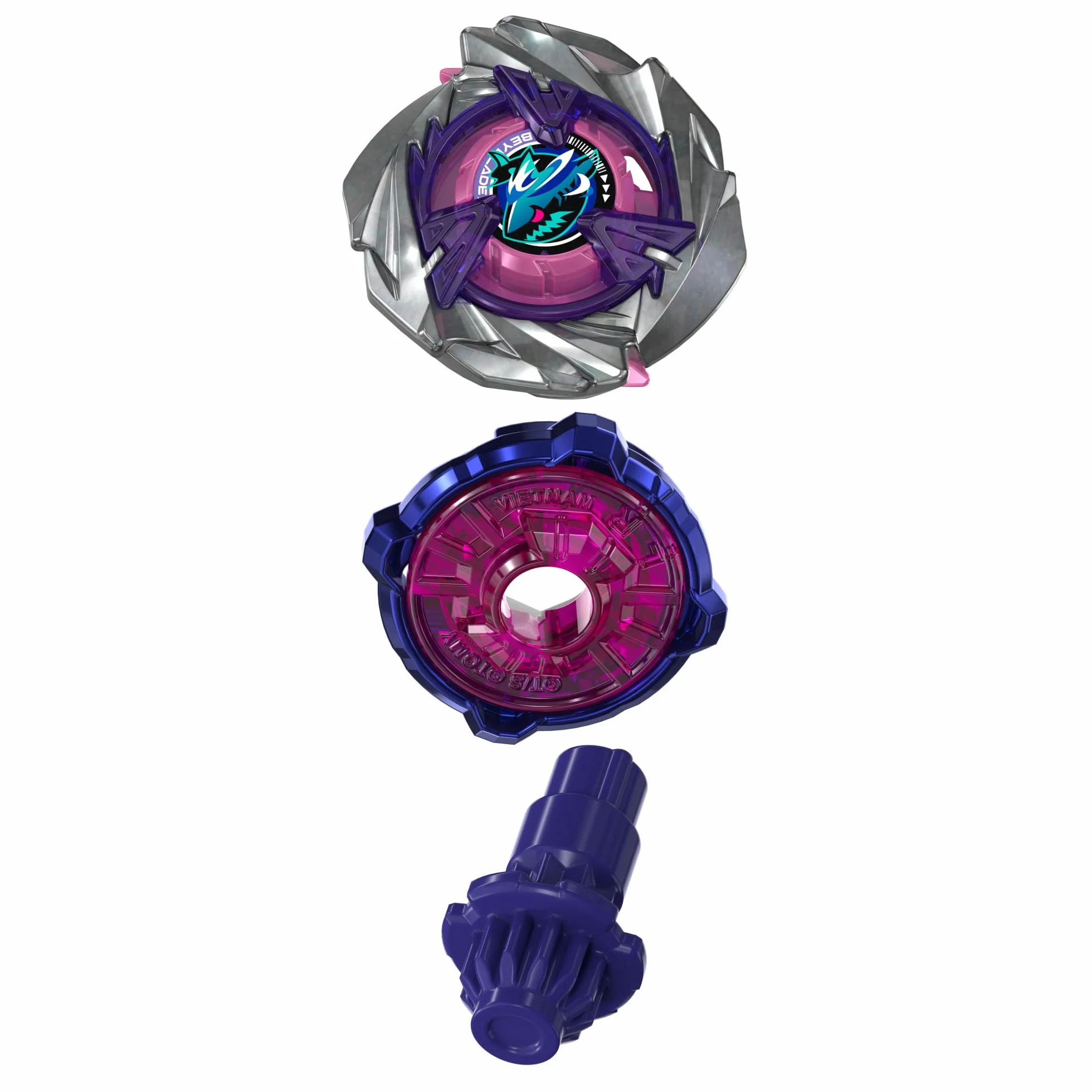 Beyblade X Booster Pack Scale Shark 4-50UF avec toupie de Type Attaque, toupies de Combat Authentiques Takara Tomy dès 8 Ans