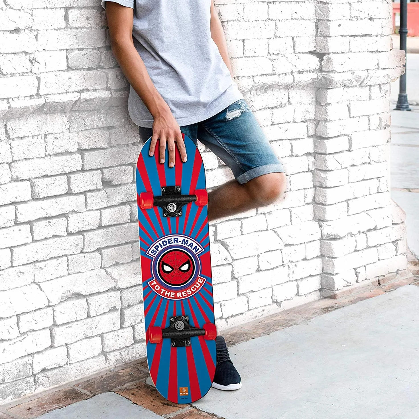 Mondo - 18396 - Vélo et Véhicule pour Enfant - Skateboard Ultimate - Spiderman