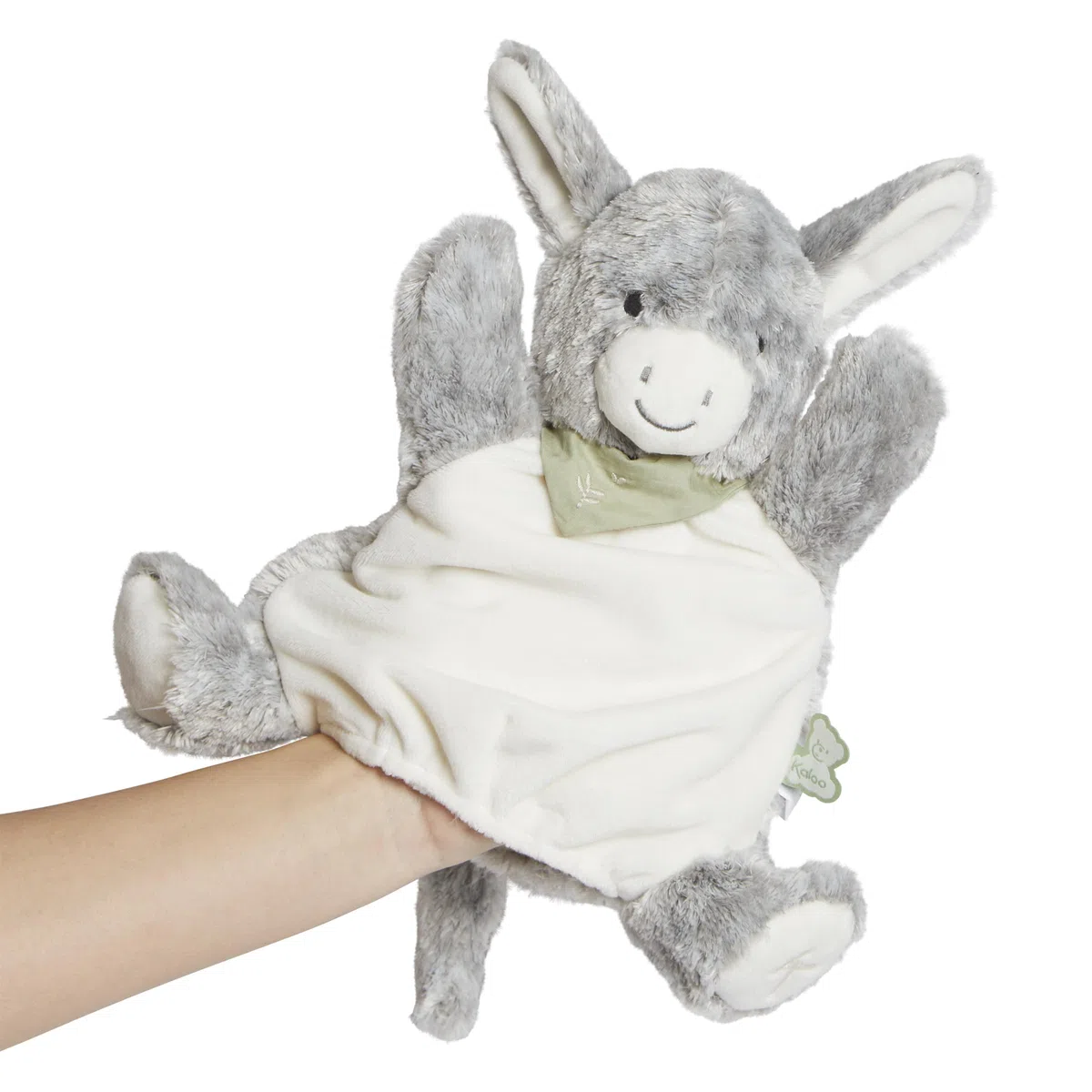Kaloo les Amis Doudou Marionnette l'Anon Réglisse 30 cm