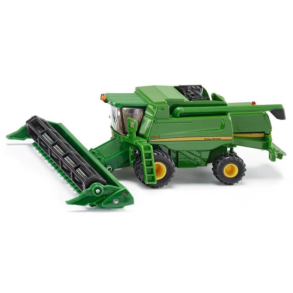 SIKU 1876, John Deere T670i Moissonneuse-batteuse, 1:87, Métal/Plastique, Vert, Barre de Coupe Mobile et Amovible