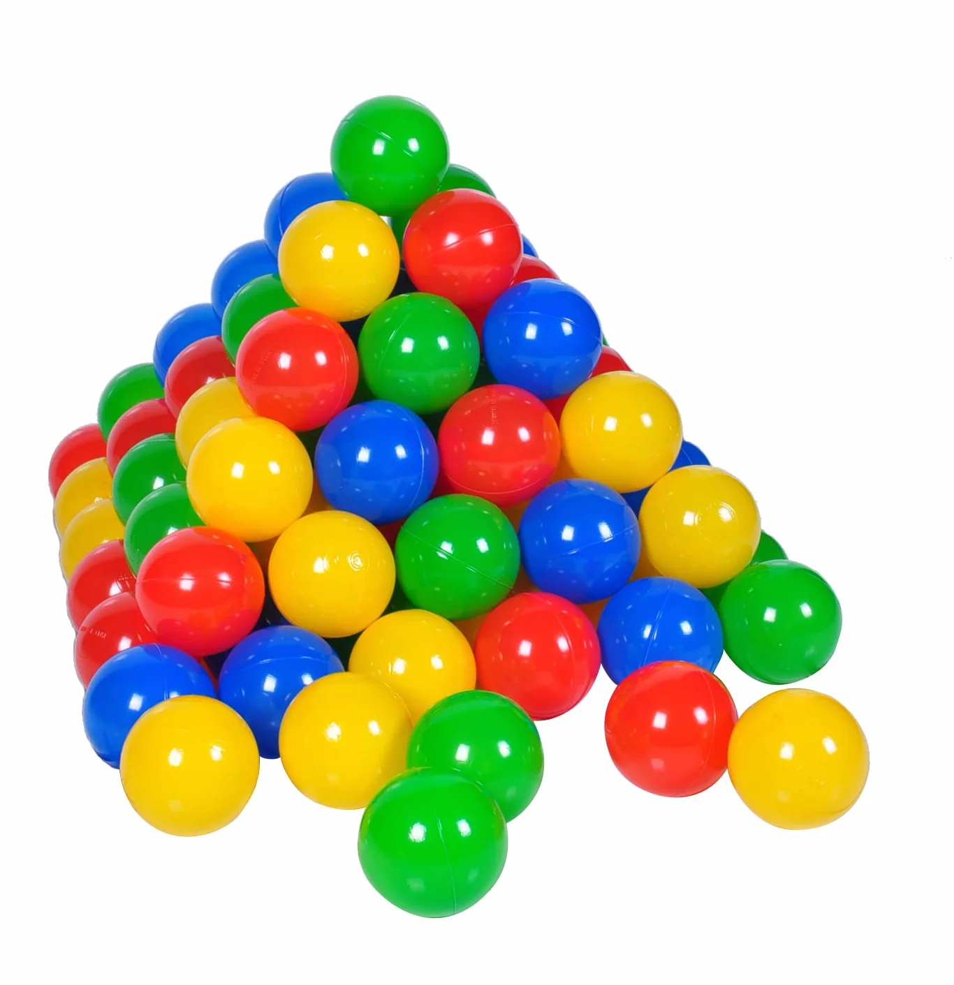 KNORRTOYS.COM 56730 Lot de 100 balles colorées d'env. 6 cm de diamètre
