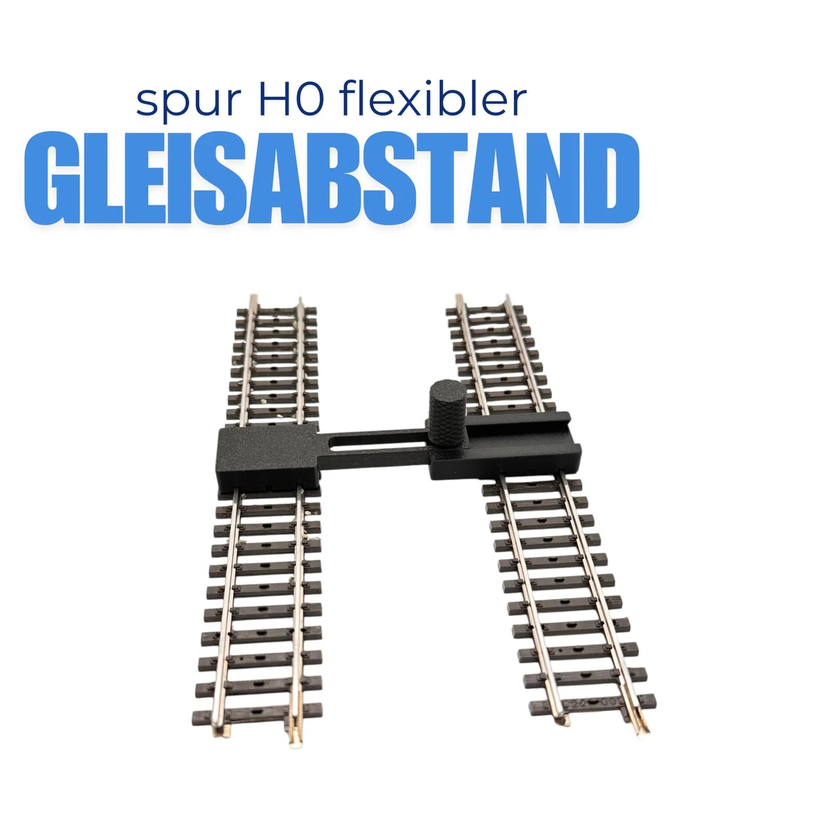 Lot de 2 jauges de voie parallèles pour Märklin. Fleischmann etc. Fixateur de voie H0 réglable