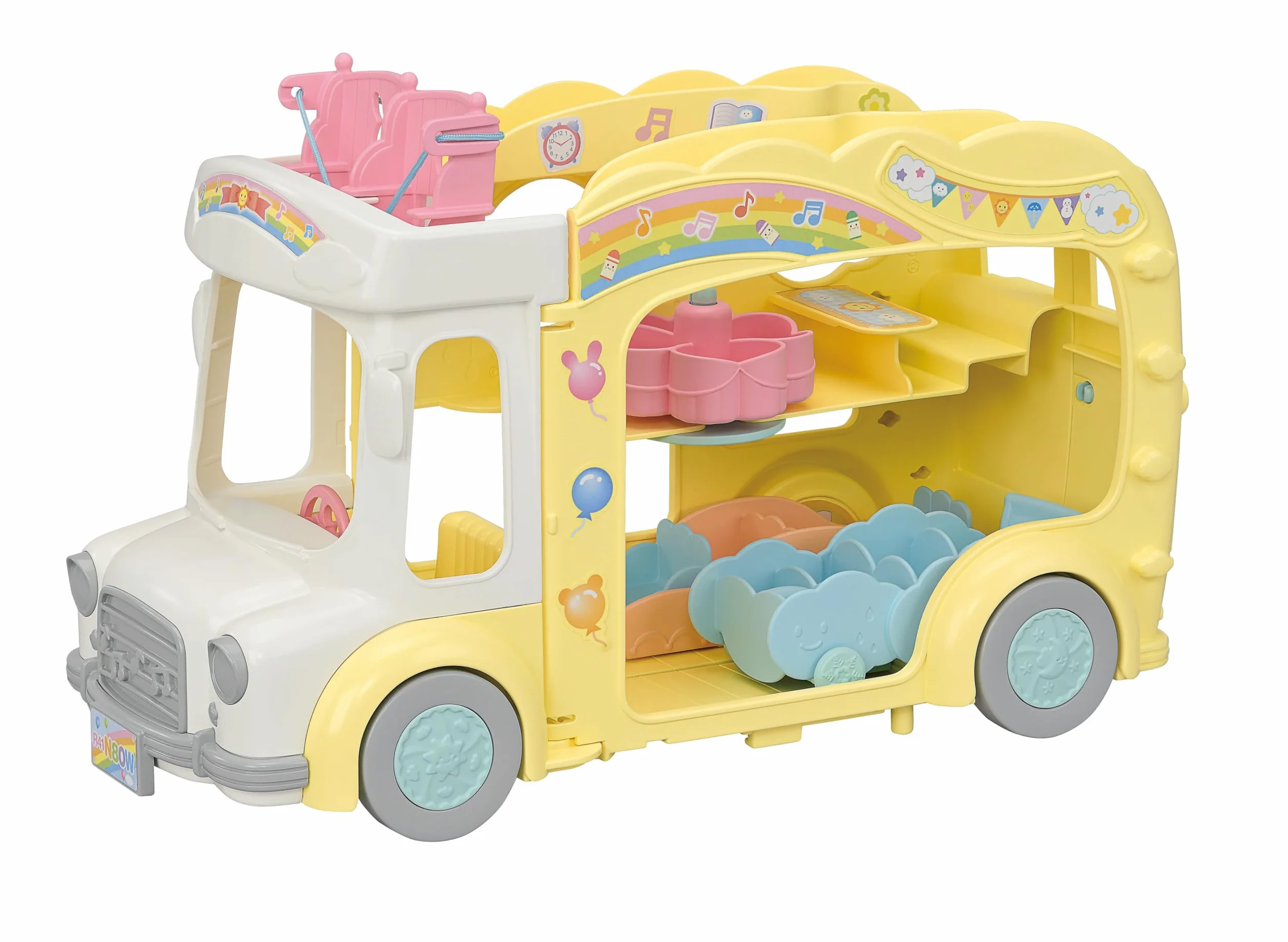 Sylvanian Families - Le Bus et sa Cour de récréation - 5744 - La crèche - Mini Poupées
