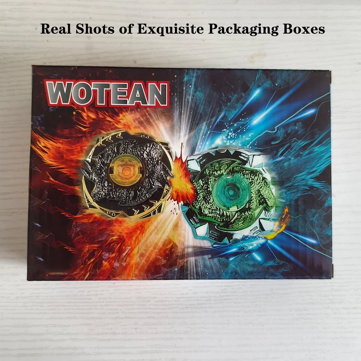 Gyroscope Turbos Kit toupie de Combat 4D Arena Metal Fusion avec Lanceur de Bataille, Coffret Cadeau (163+173-1)