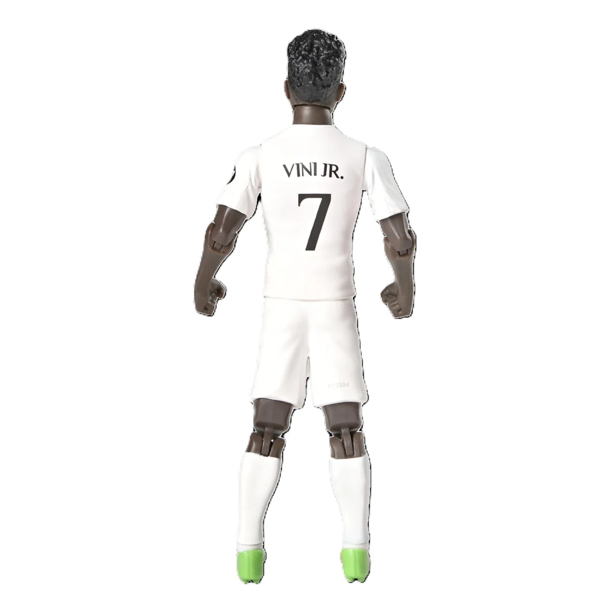 Megableu - Figurine Foot Vinicius - 20 cm - Grande Figurine Footballeur Réaliste & Articulée - Licence Officielle - 10 Points d’Articulation - Jouet Football Real Madrid - Idée Cadeau Fans Vinicius