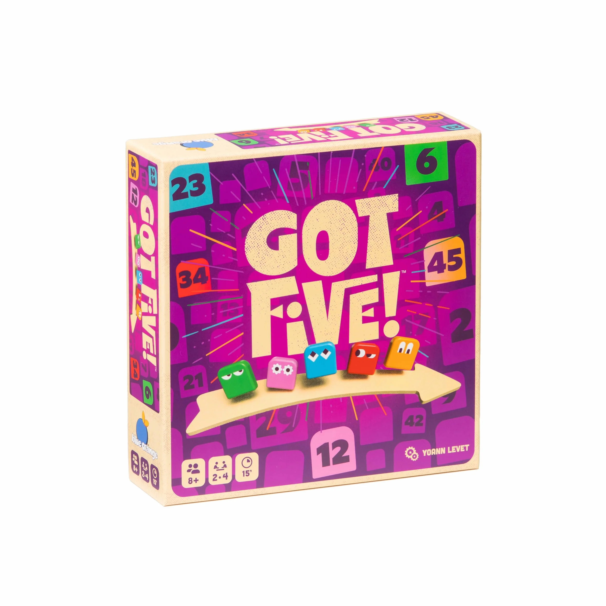 Blue Orange - Got Five - Jeu de Société - Logique et Déduction - Tuiles - Idéal entre Amis ou en Famille - A Partir de 8 Ans