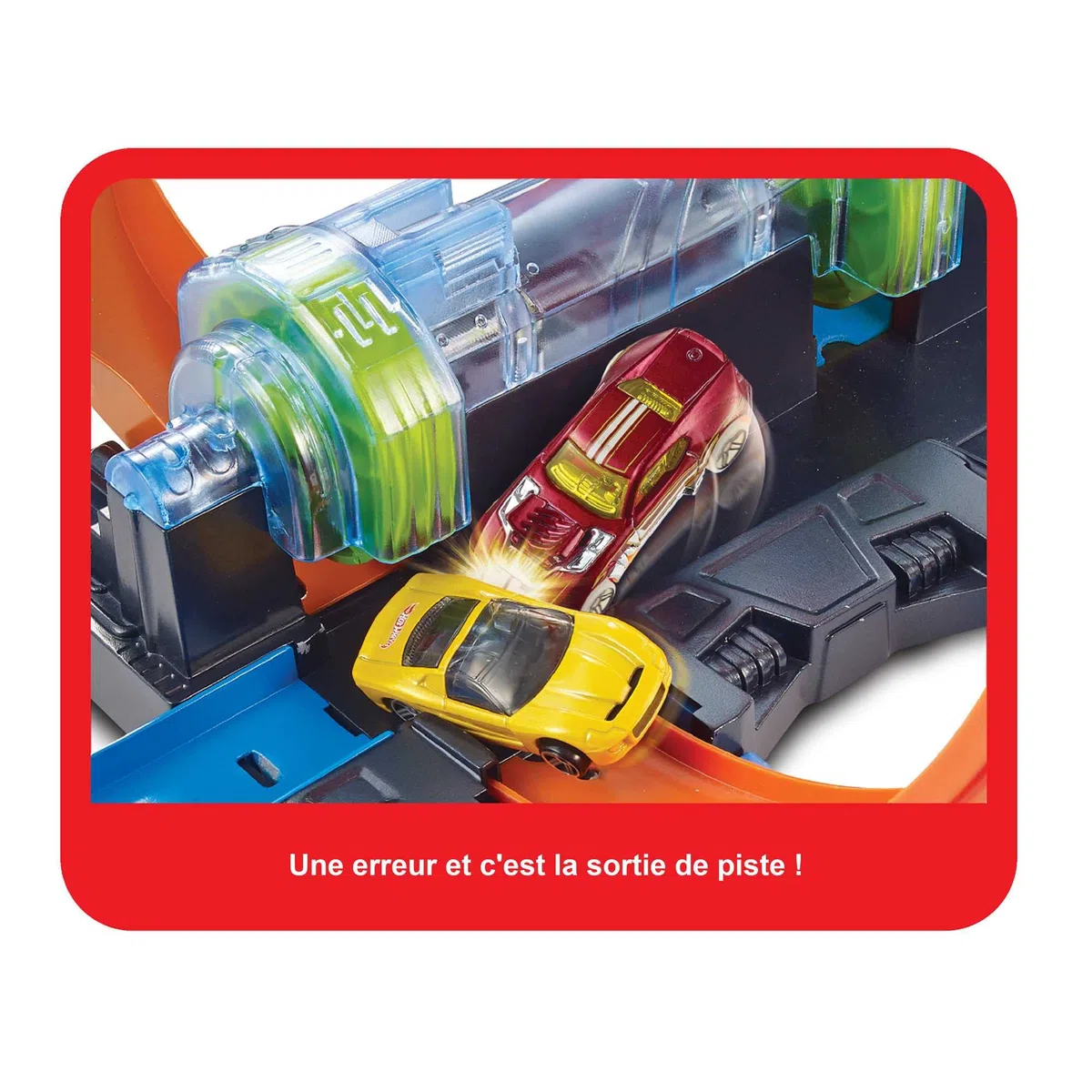 Hot Wheels Looping Infernal, Coffret de Jeu pour Petites Voitures avec Circuit et Pistes, Jouet pour Enfant, FTB65