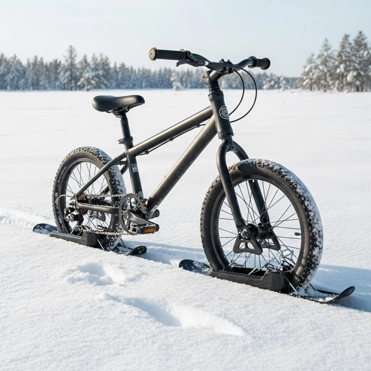 Skis pour poussette - Installation facile - Luge de ski pour trottinette portable pour filles, enfants - Plaisir d'hiver en plein air sur des surfaces en herbe sableuse en descente