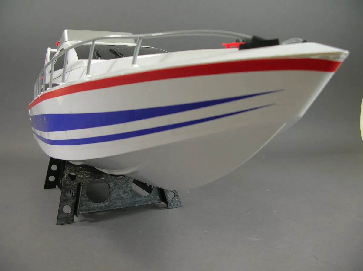 Amewi 26005 Atlantic L Bateau Hors-Bord Hexagonal R/C avec télécommande 73 cm