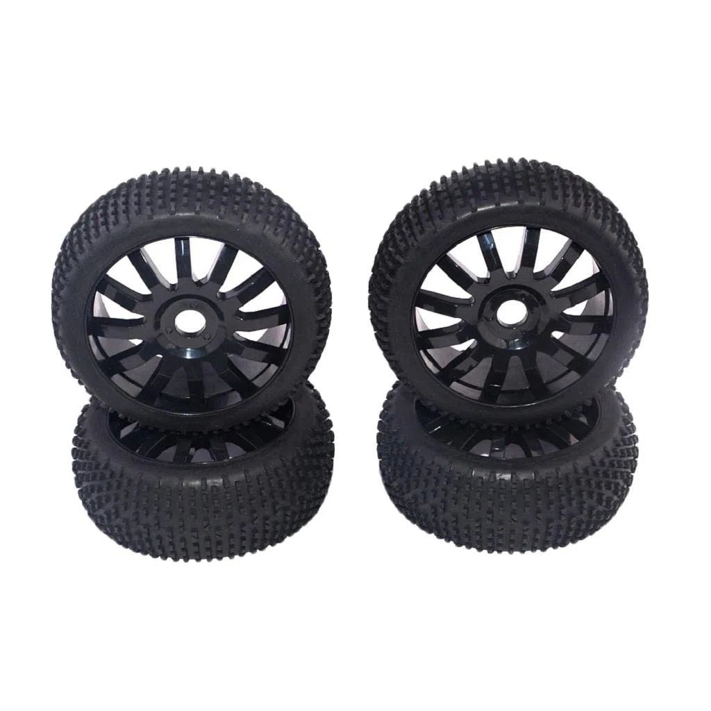 Jantes Et Pneus De Roue De Voiture Hors Route à L'échelle 1/8 pour HSP HPI Racing Car Black