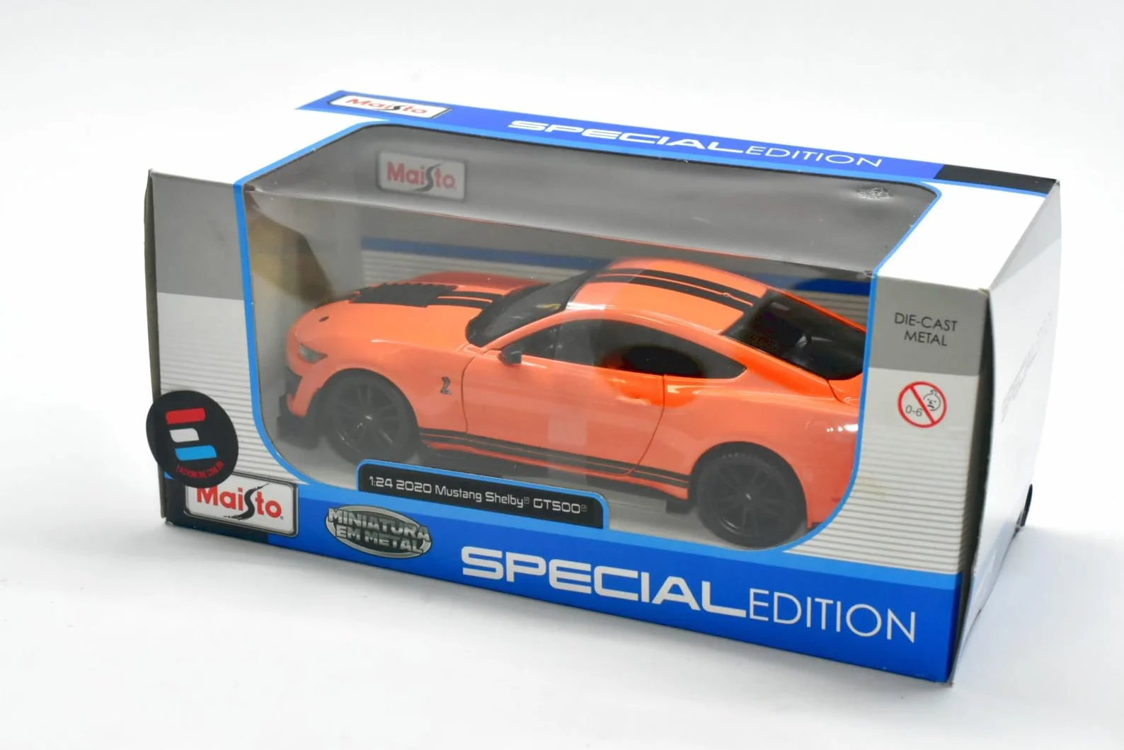 Maisto May Cheong GROUP-MAISTO-1/24 Ford Mustang Shelby GT500 2020-Verte-Véhicule pour Enfant dès 3 ans-M31532, Modèles/Couleurs assortis