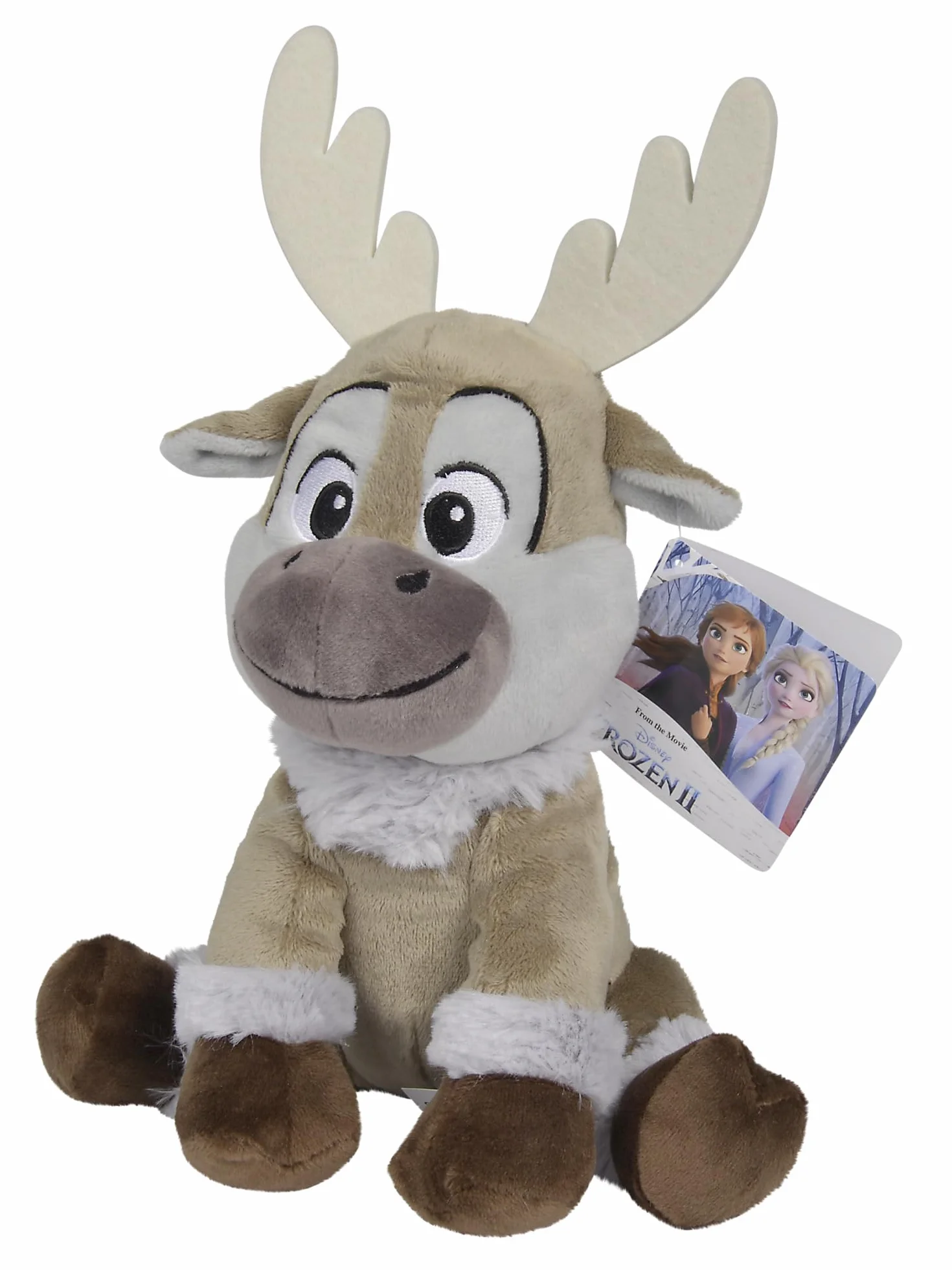 Simba 6315877642 Disney La Reine des Neiges 2 Friends Sven 25 cm, marron, 25 cm