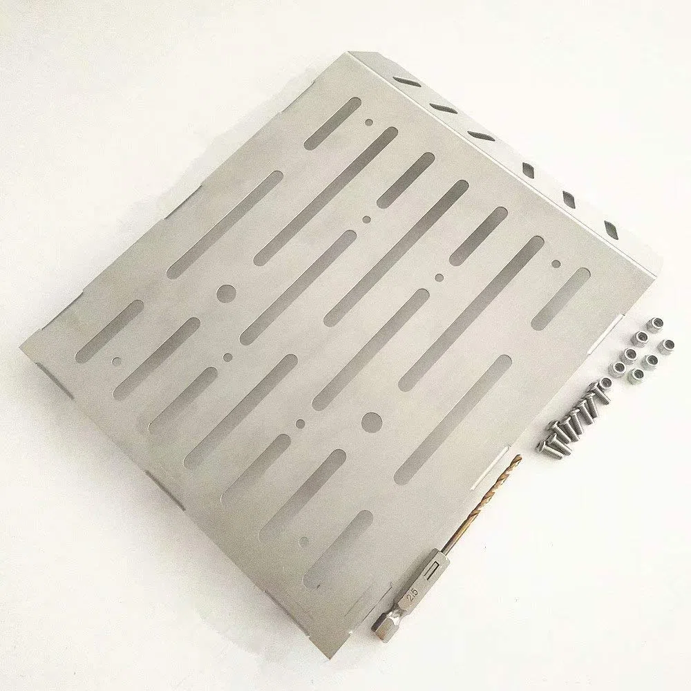 1PC Stainless Steel Rear Bucket Plate with Hook Fit Traxxas 1/10 TRX-6 G63 6X6 TRX6