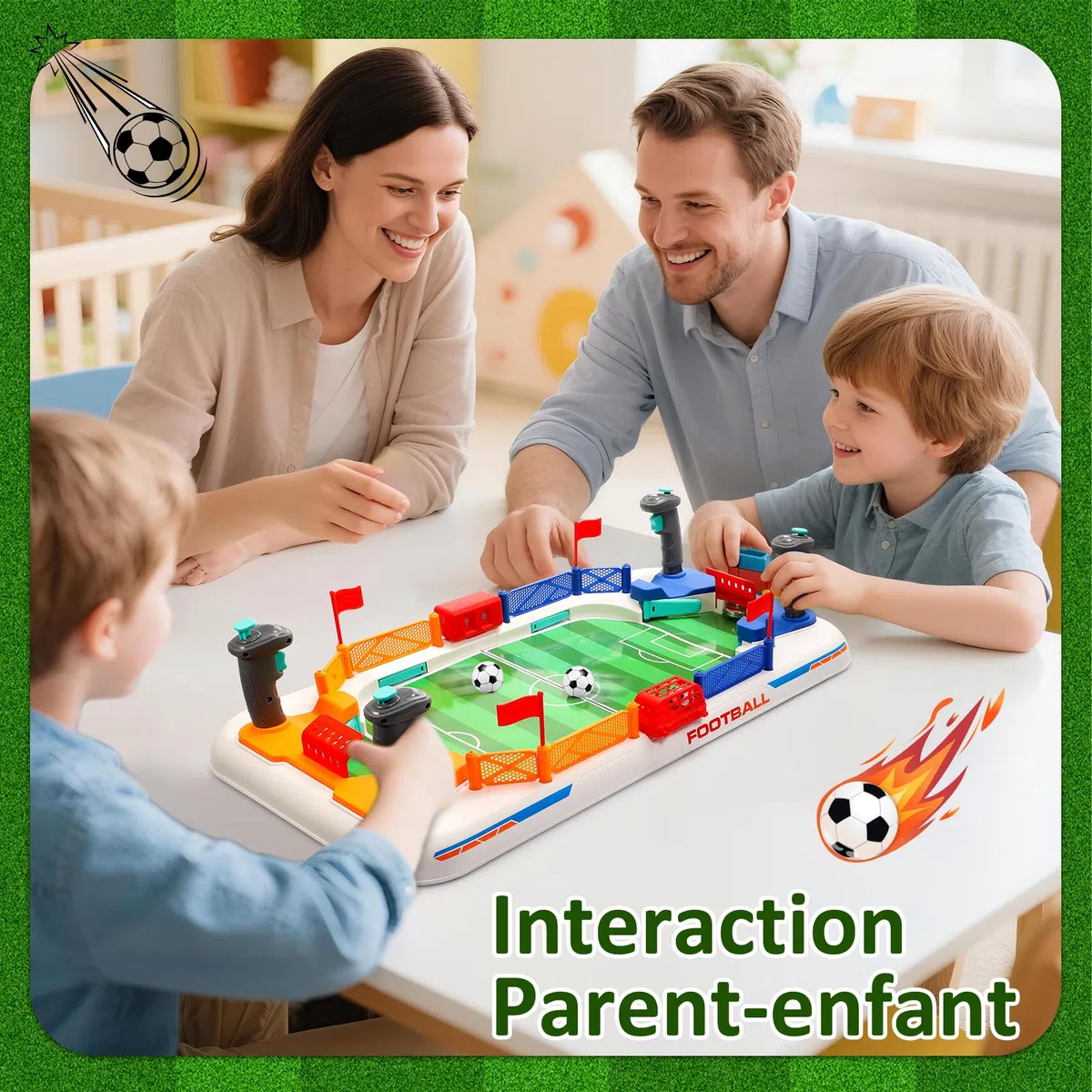 Mini Baby Foot Enfant Adulte - Jeux de Société pour Enfants