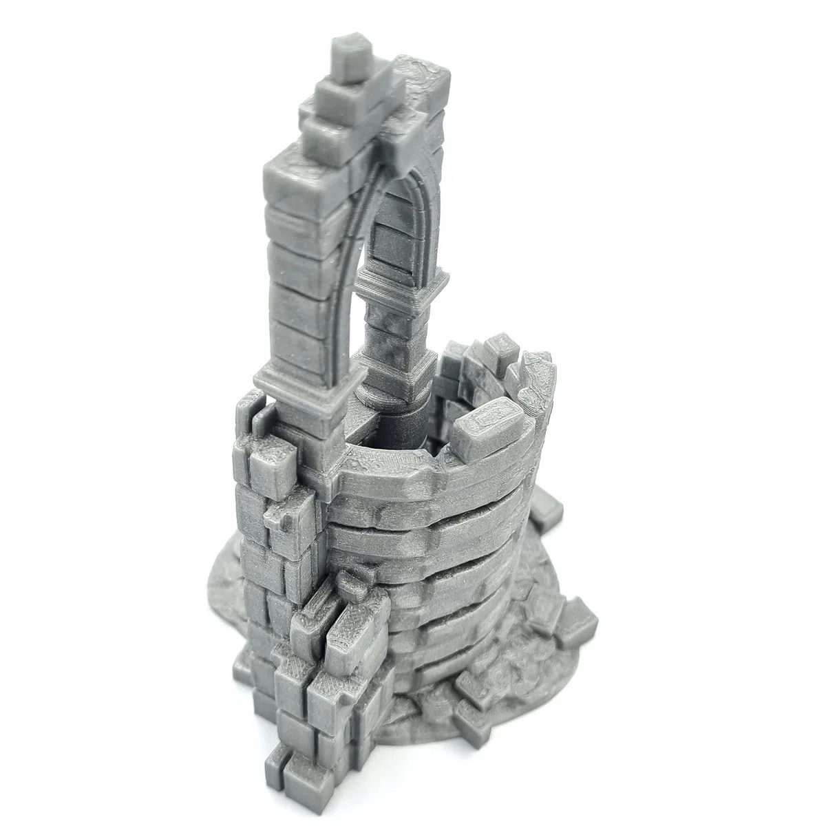 Q P Quality Printing 3D QP3D - Mur de Combat en Ruine, Paysage de Terrain 28-32 mm pour Wargames et RPG, Accessoires DND, D&D