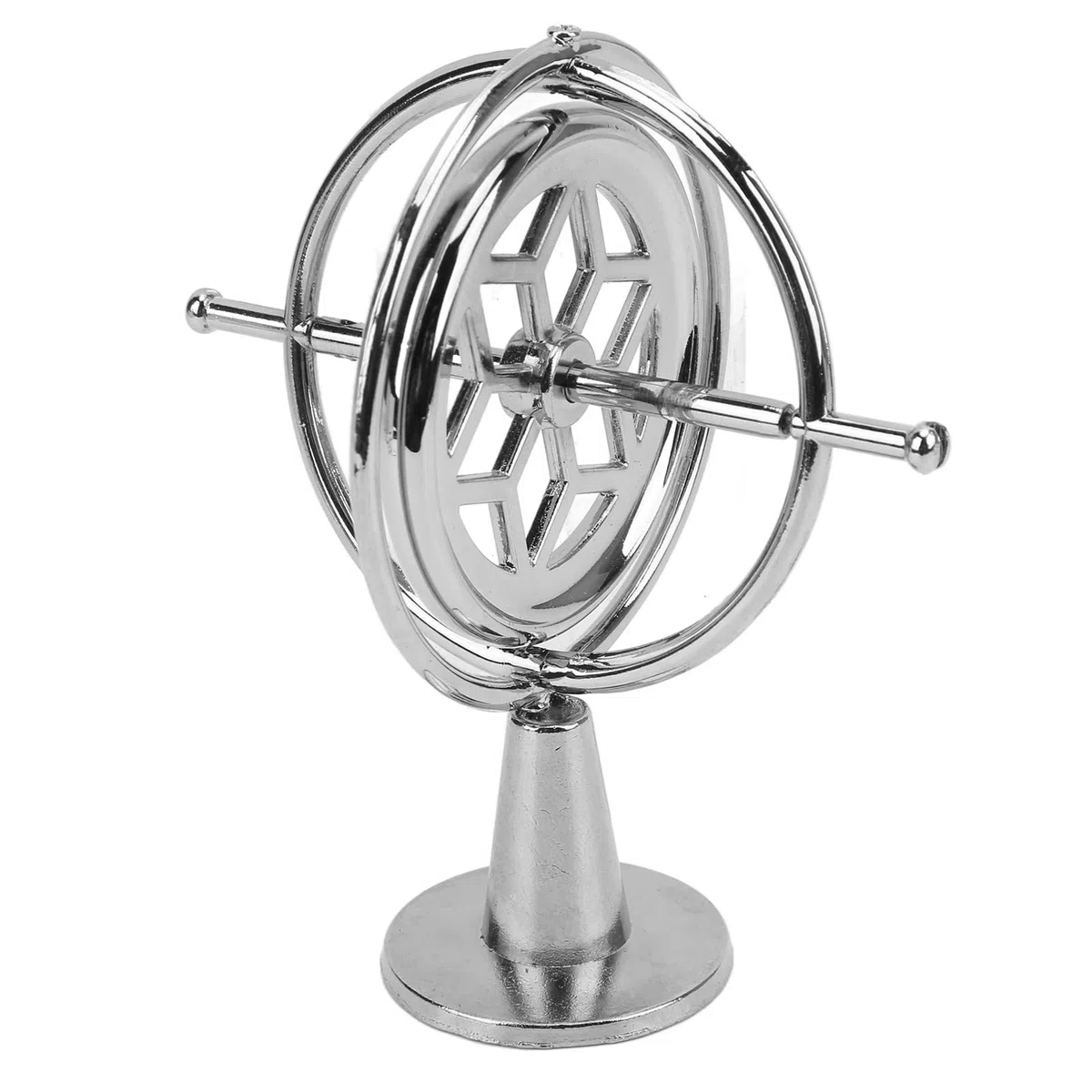 KIMISS Gyroscope en Métal Anti, Toupie à Rotation à Haut équilibre, Gyroscope, Jouet Rotatif à gravité, éducatif pour Enfants et Adultes