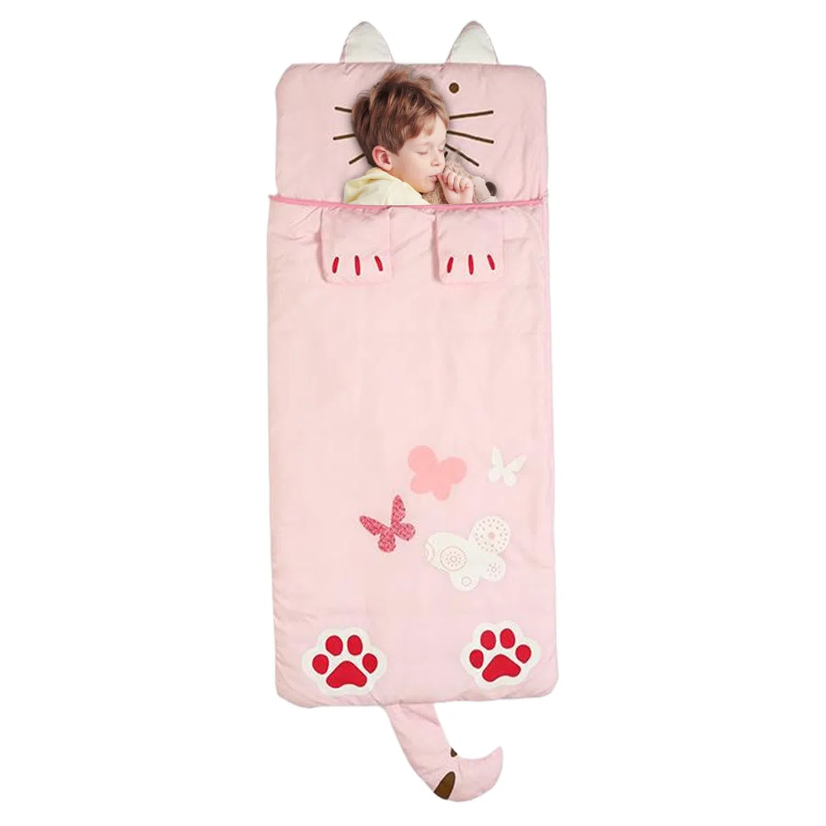 Sac de Sommeil pour Enfants Mat Mat Cozy Sac SORF pour garçons et Filles, de Couchage la Bande dessinée pour Enfants