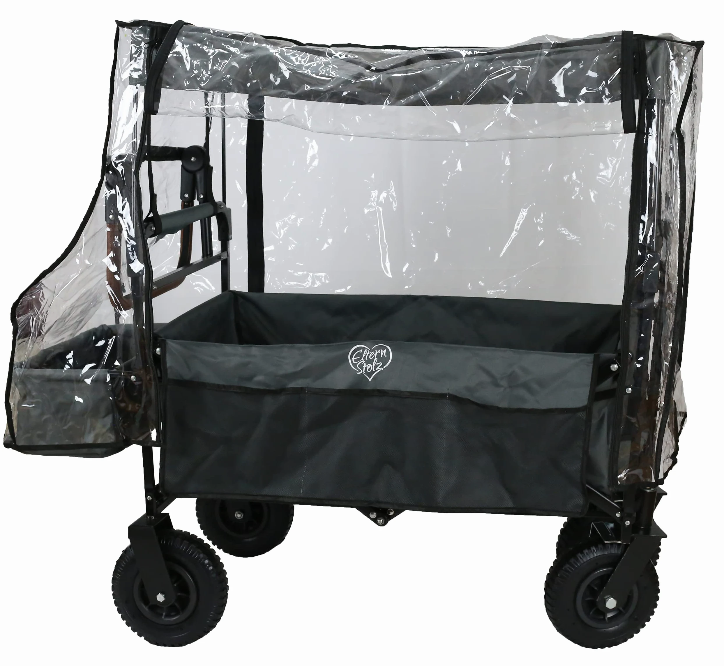 Housse de pluie pour charrette à bras Housse de pluie universelle adaptée aux charrettes à bras avec toit en PEVA PVC recyclable respectueux de l'environnement et sans phtalate