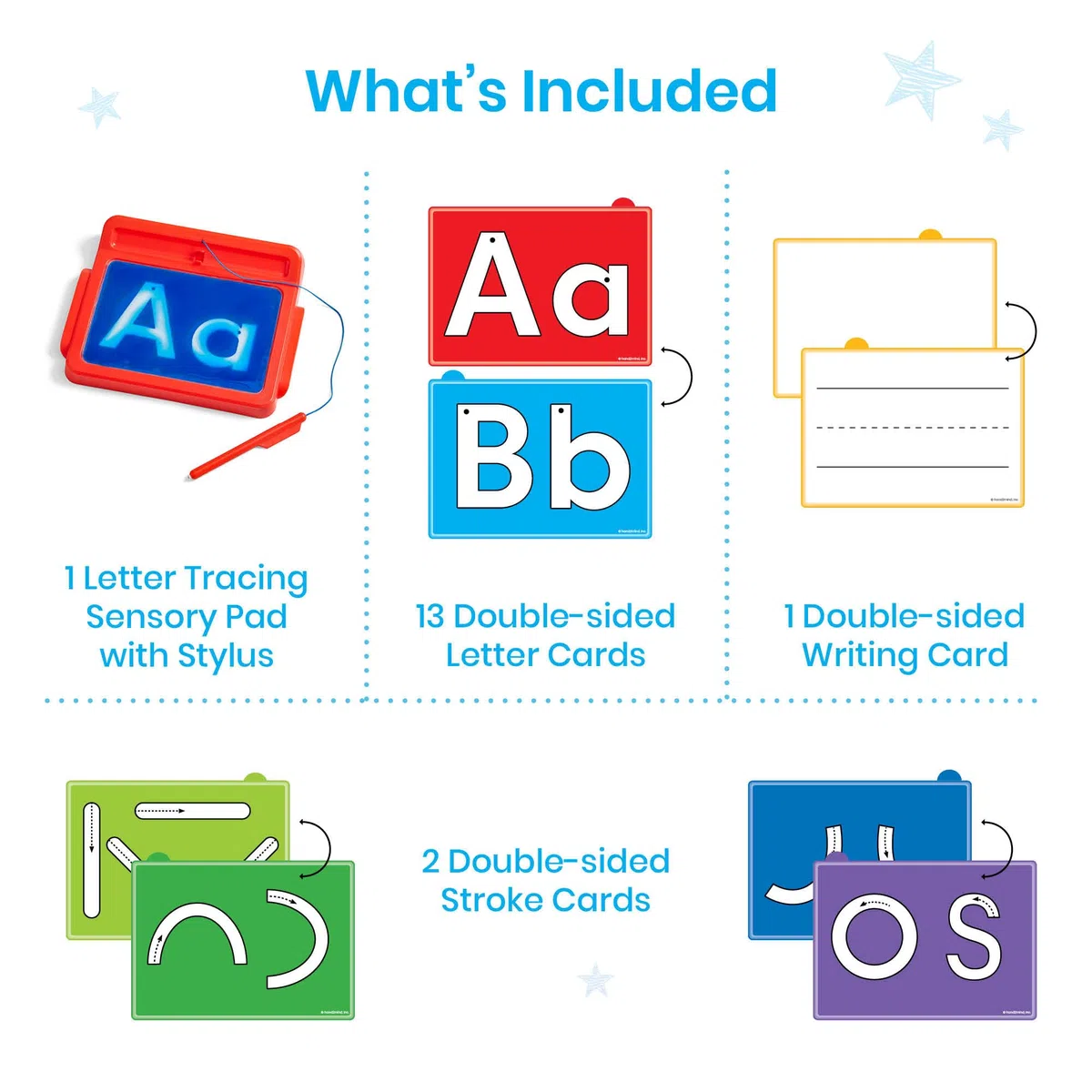 Learning Resources Tablette sensorielle pour Tracer des Lettres, Former des Lettres, Ensemble d'activités d'écriture Manuscrite avec Stylet, de 3 à 5 Ans