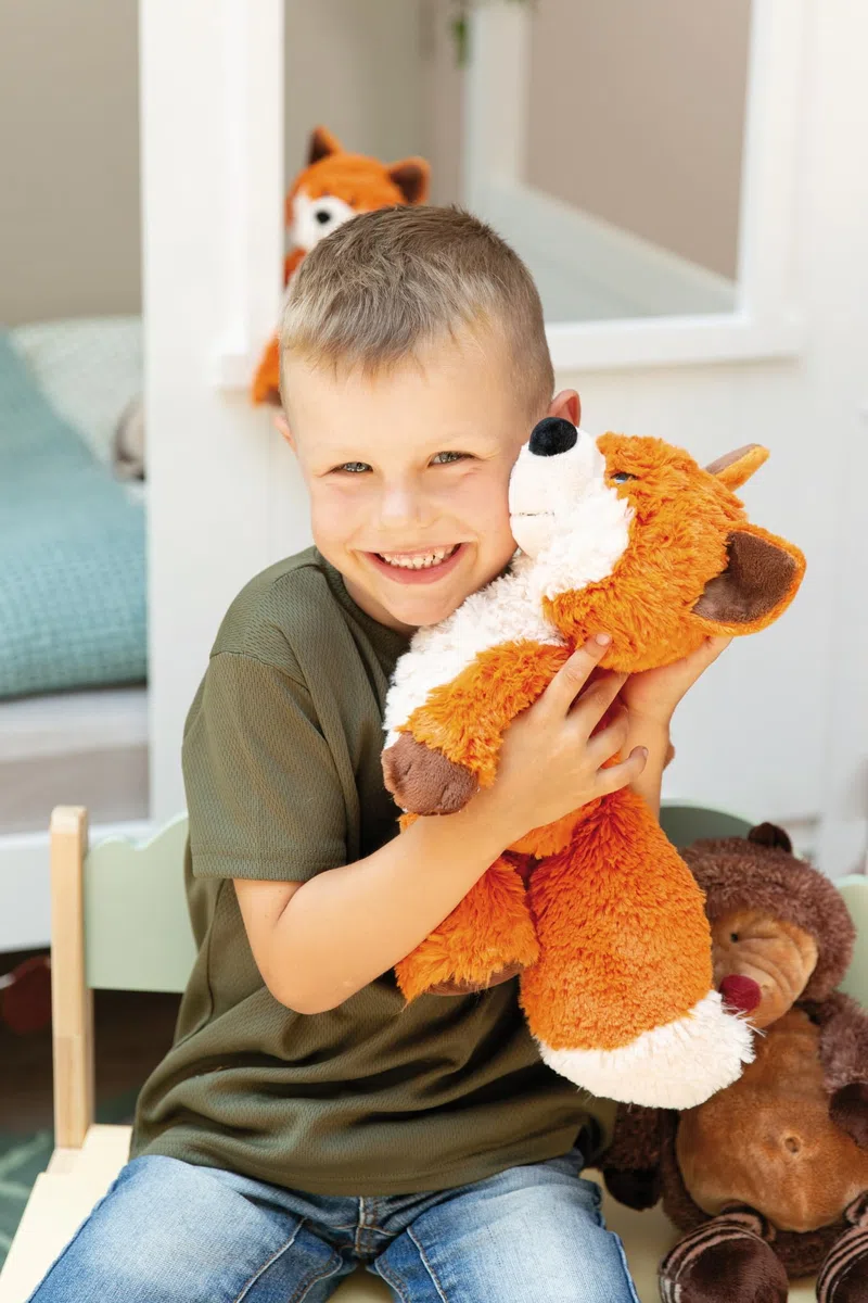 NICI 49151 Cuddly Toy Fox Fridalie 25 cm Orange Snuggle Sustainable Soft Plush Cute Plush Toy for Cuddling and Playing, for Children and Adults, Great Gift Idea