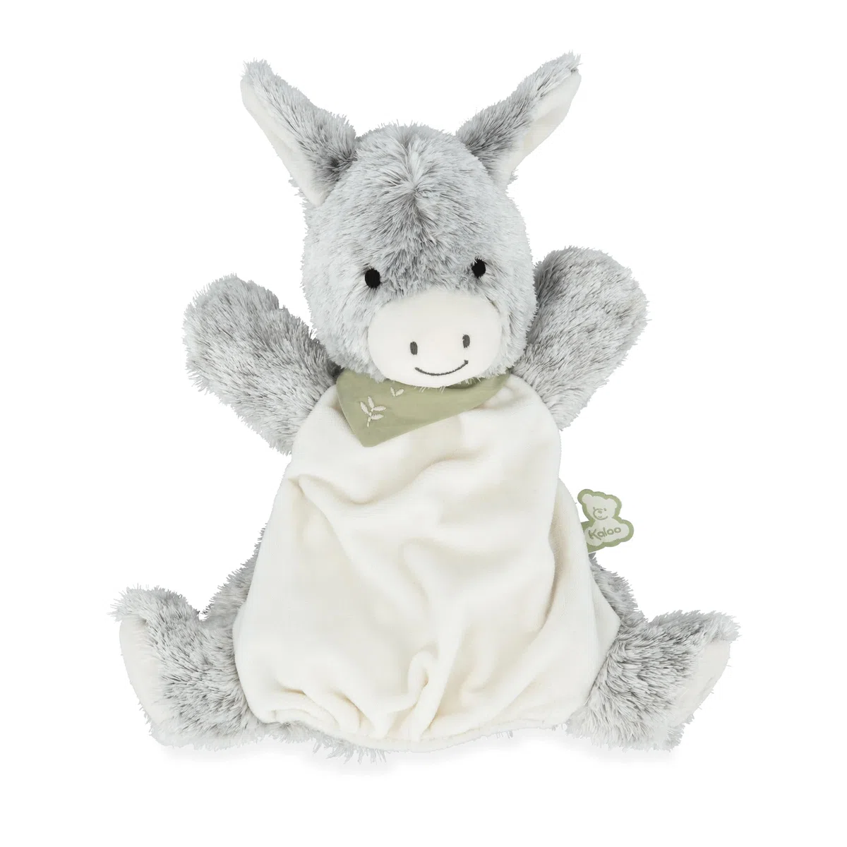 Kaloo les Amis Doudou Marionnette l'Anon Réglisse 30 cm