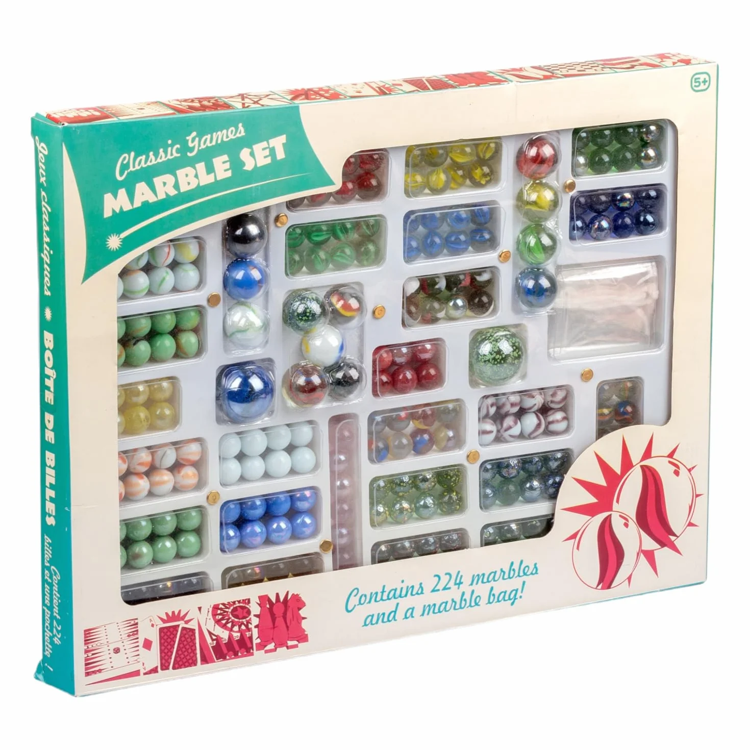 Tobar - 20592 - Grand coffret de 224 Billes assorties 5 ans to 99 ans